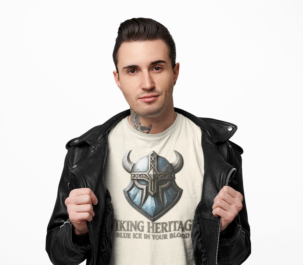 Viking Heritage Tee, Unisex Heavy Cotton T-Shirt, Perfect for Festivals, Heritage Celebrations, Gift for Viking Fans, Casual Wear