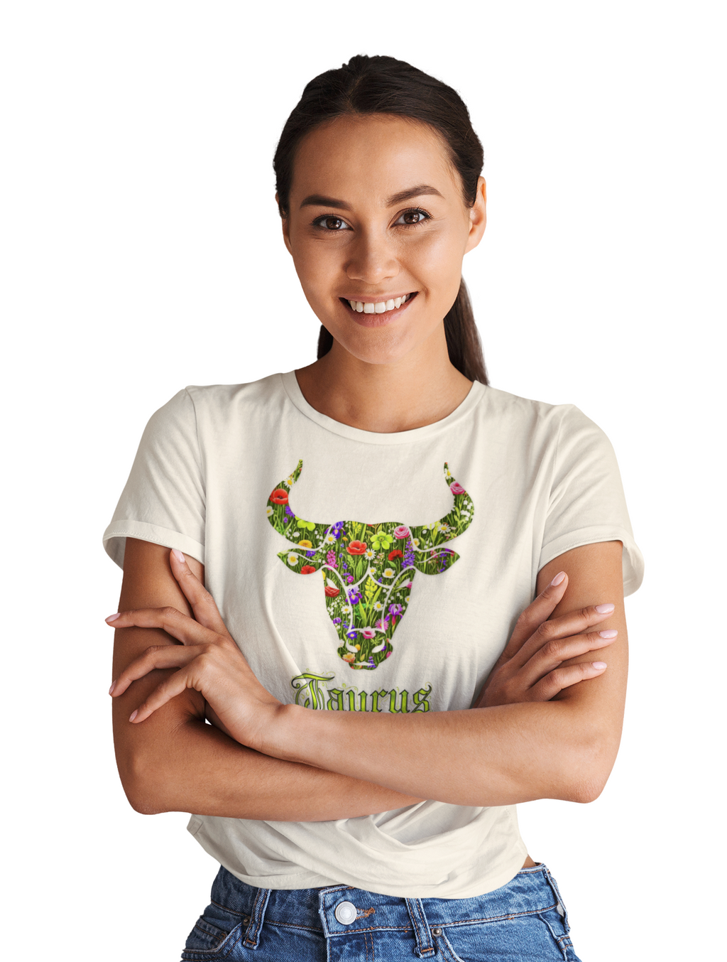 Taurus Floral Zodiac Shirt, Taurus Gift, Astrology Apparel, Horoscope Tee, Birthday Gift