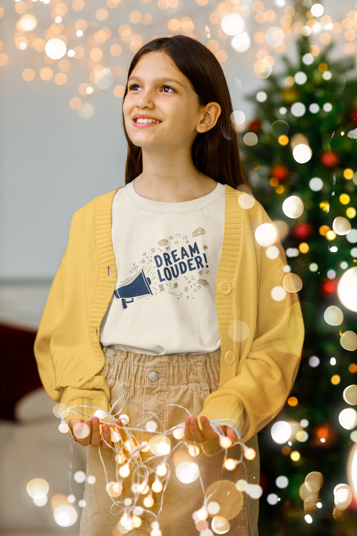 Dream louder - Keep Dreaming of a Better World, Inspirational Tee