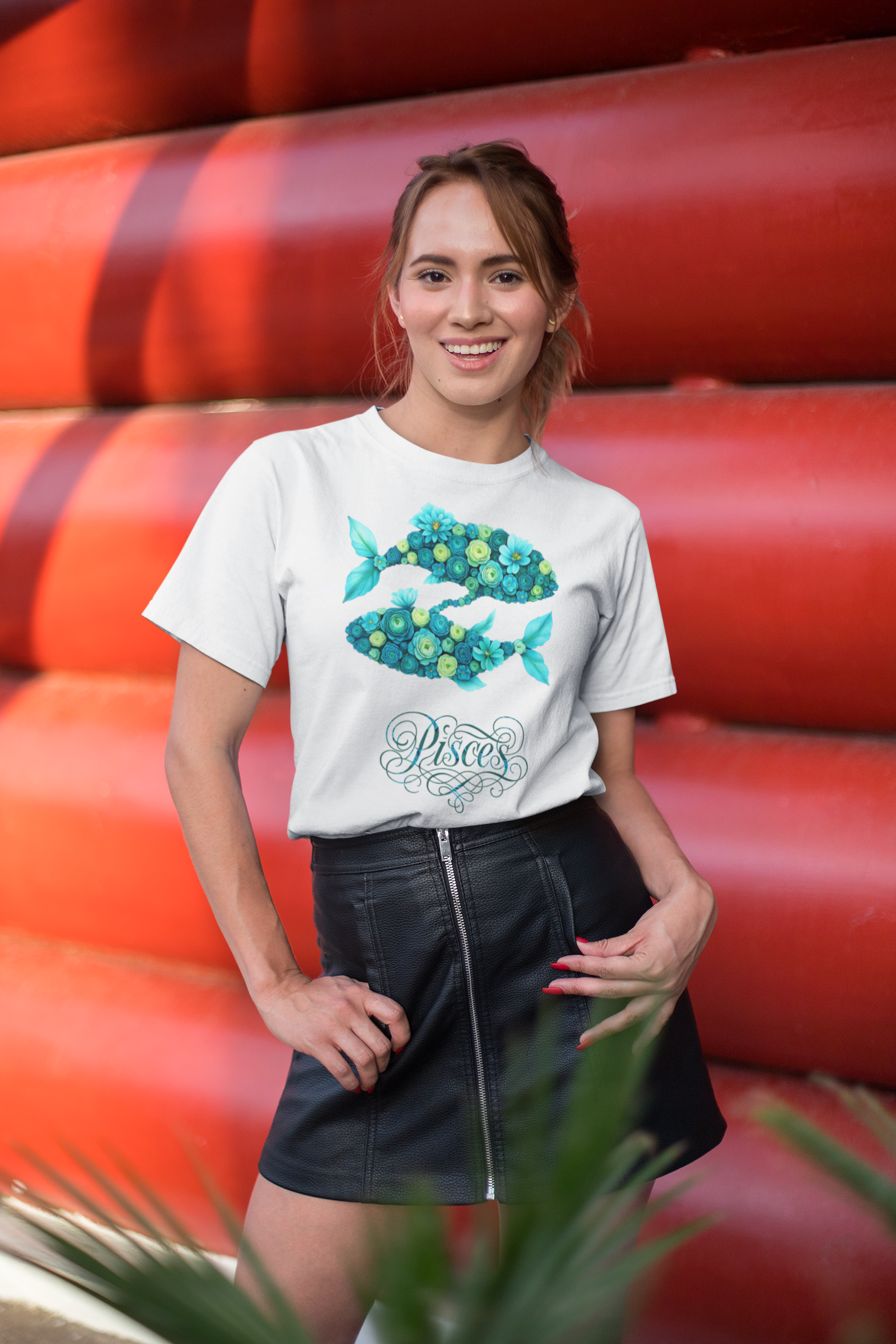 Pisces Floral Zodiac Apparel, Astrological Gift, Birthday Shirt, Horoscope Top, Casual Wear, Astrology Clothing
