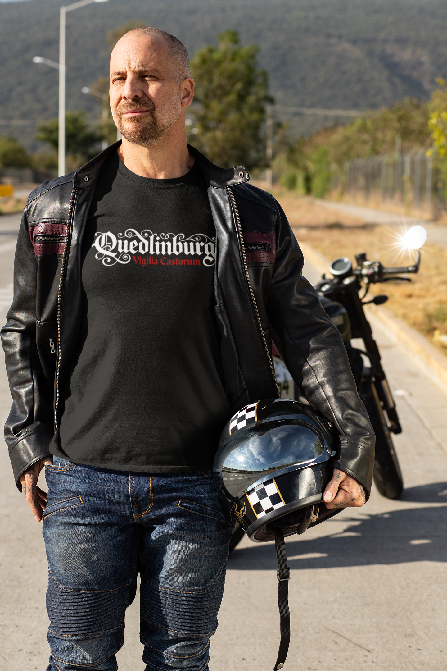 Quedlinburg - Vigila Castorum - Casual Wear, Gift for Friends, Everyday Style, Unique Statement Top, Versatile Layering Piece