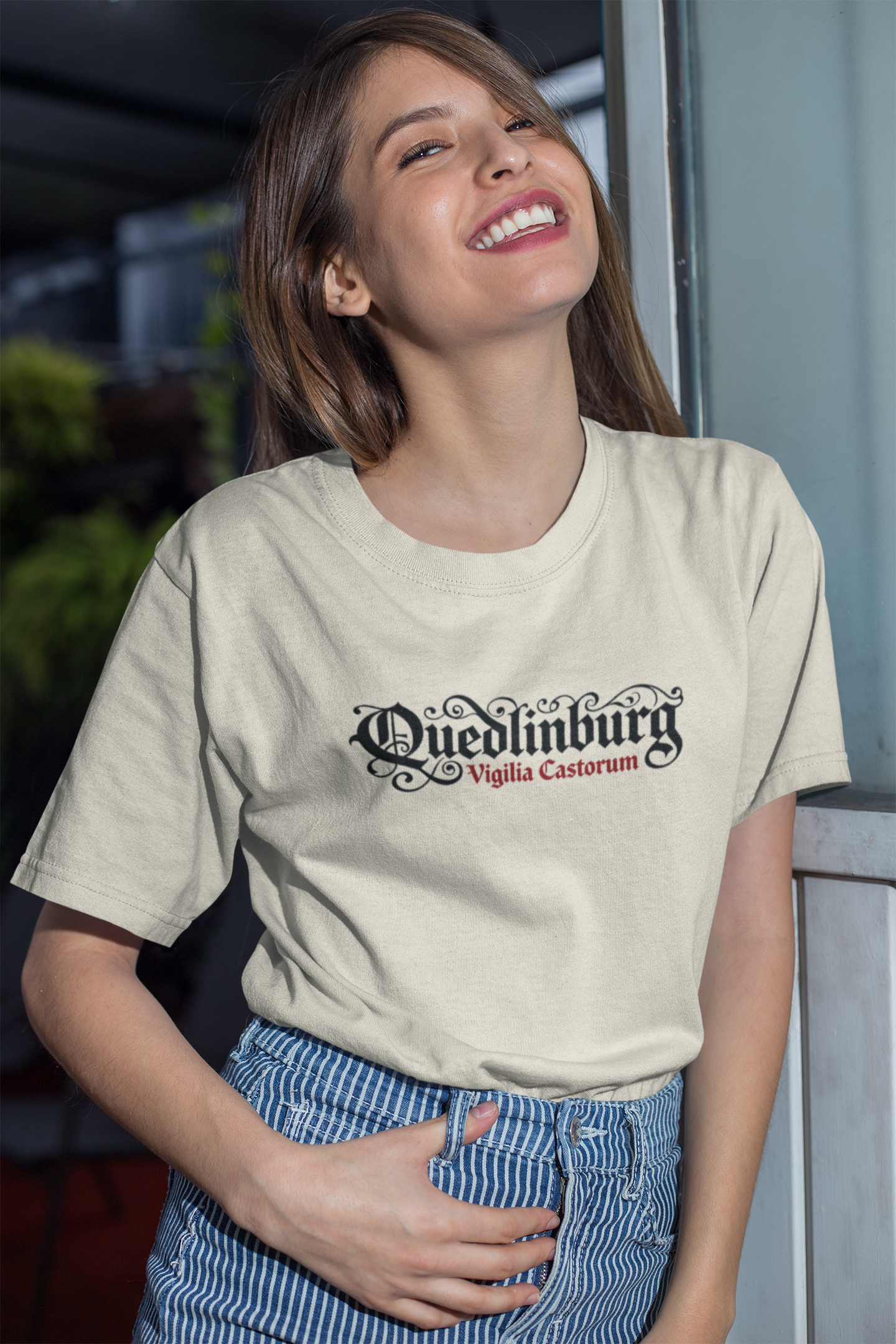 Quedlinburg - Vigila Castorum - Casual Wear, Gift for Friends, Everyday Style, Unique Statement Top, Versatile Layering Piece