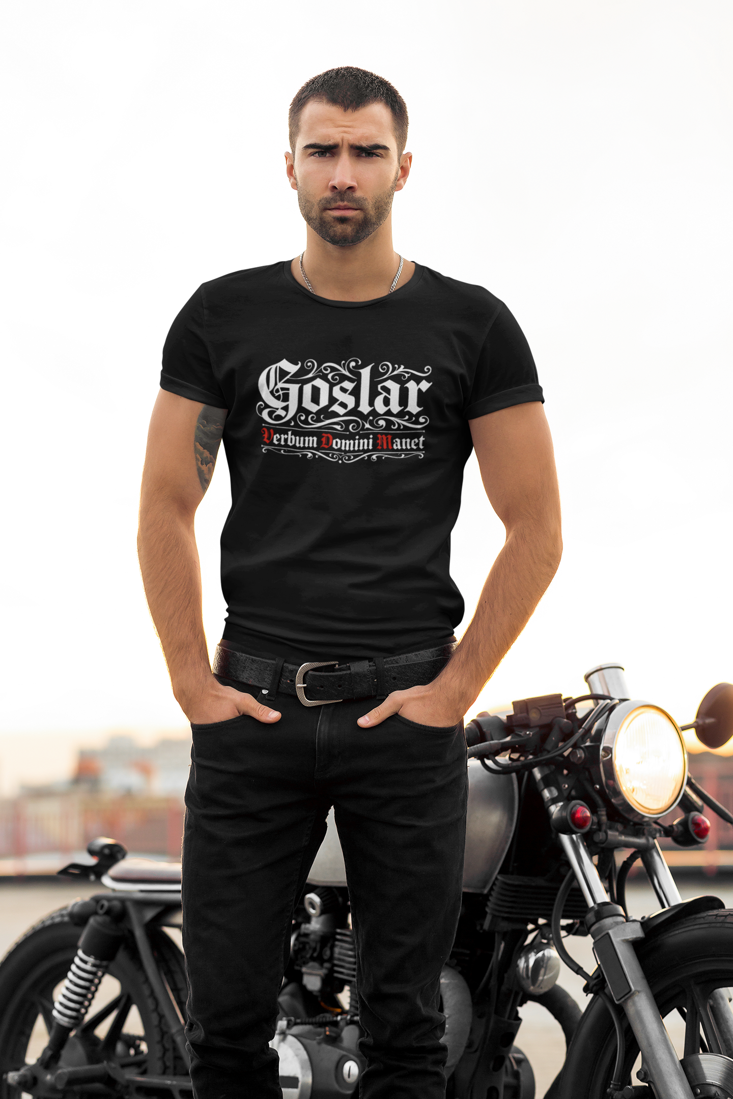 Goslar - Verbum Domini Manet - Heavy Cotton Tee, Graphic Tee, Unisex T-Shirt, Casual Wear, Gift for Him/Her, Vintage Style Shirt