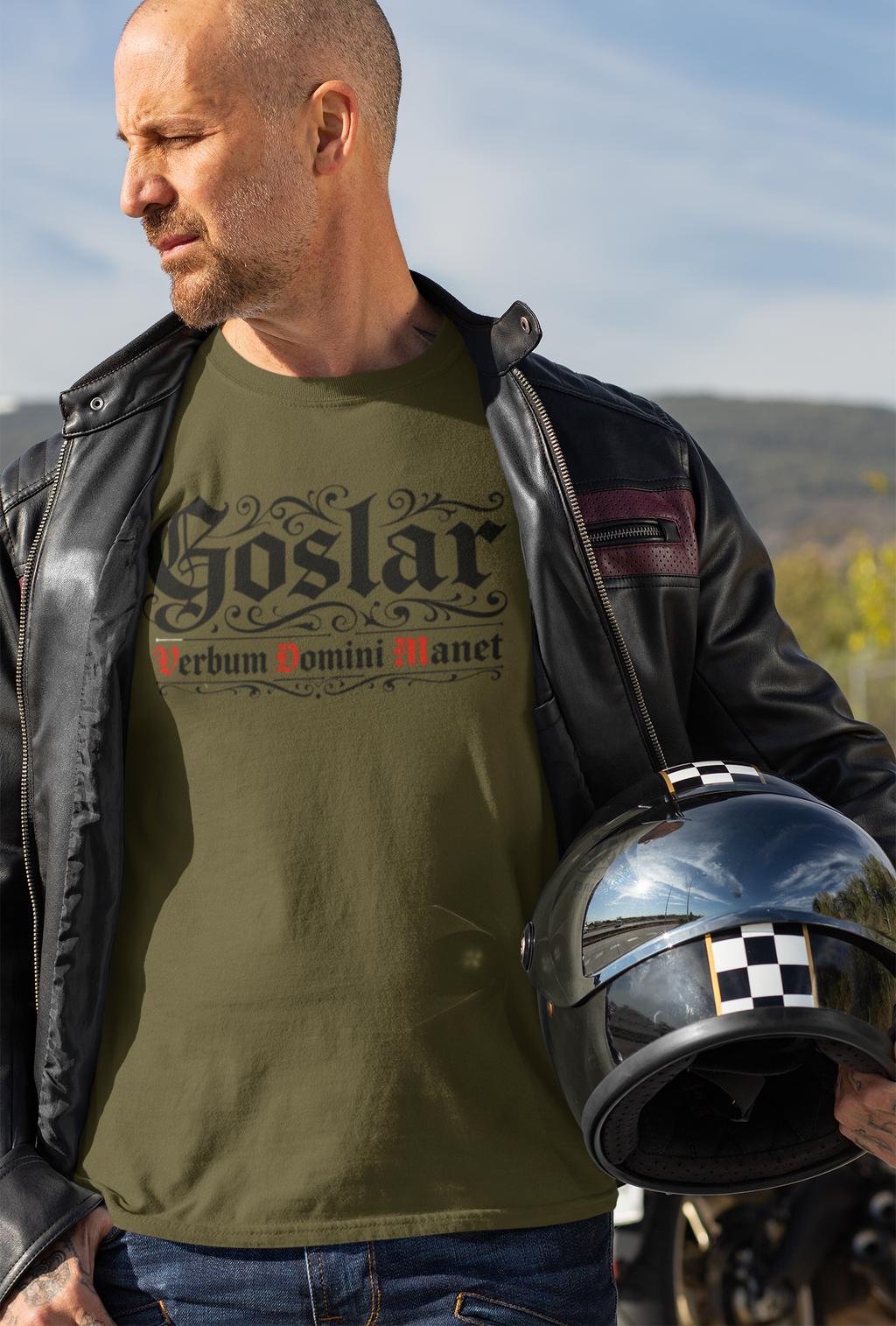 Goslar - Verbum Domini Manet - Heavy Cotton Tee, Graphic Tee, Unisex T-Shirt, Casual Wear, Gift for Him/Her, Vintage Style Shirt