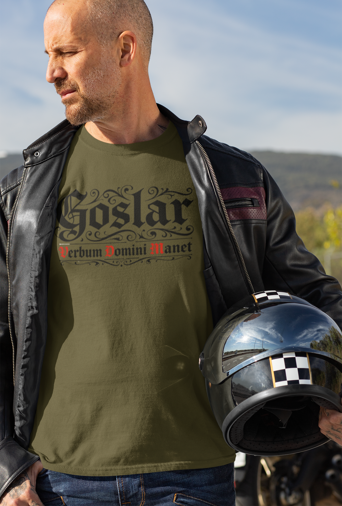 Goslar - Verbum Domini Manet - Heavy Cotton Tee, Graphic Tee, Unisex T-Shirt, Casual Wear, Gift for Him/Her, Vintage Style Shirt
