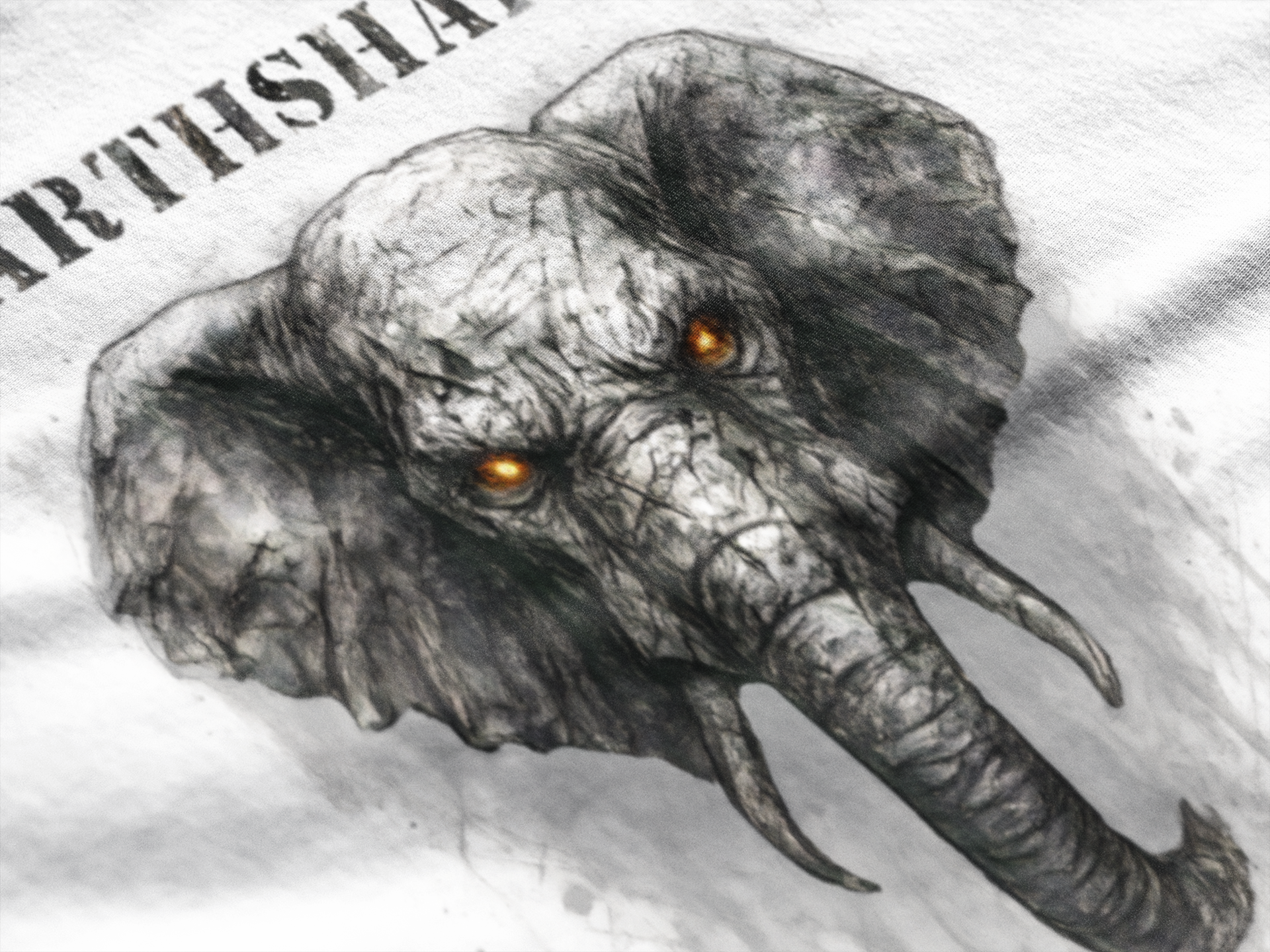 Elefant - Earthshaker: Frontprint, Unisex T-Shirt - Animal-Collection