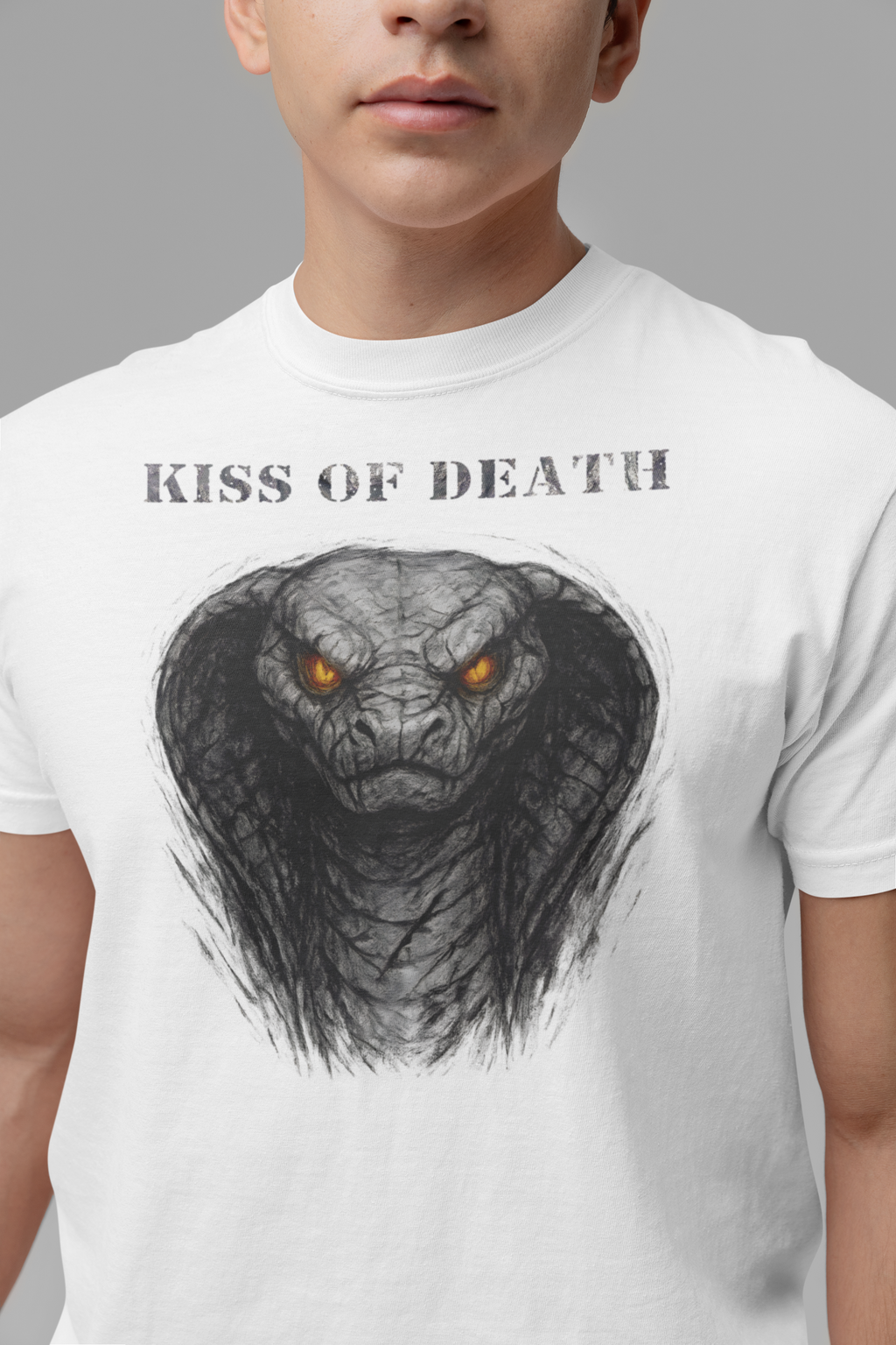 Cobra - Kiss of Death: Frontprint, Unisex T-Shirt - Animal-Collection