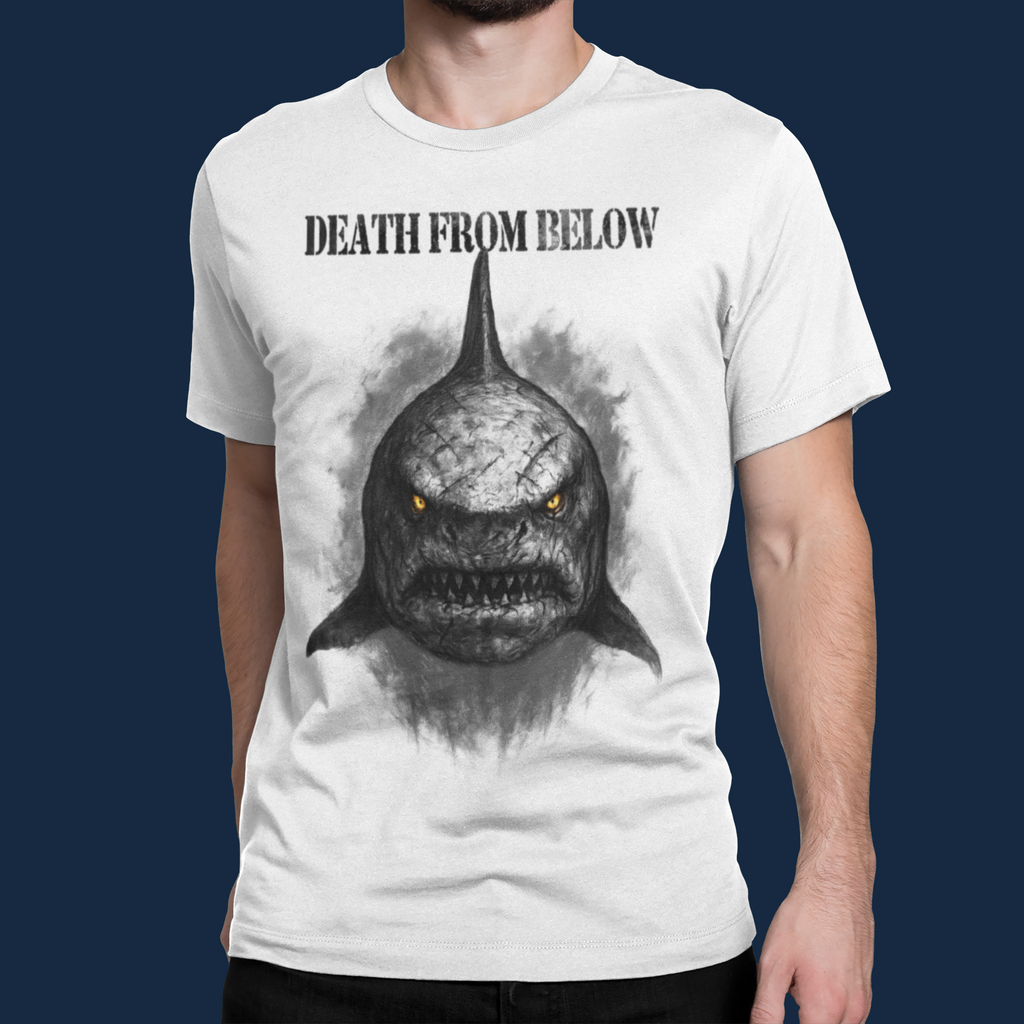 Hai - Death From Below: Frontprint, Unisex T-Shirt - Animal-Collection