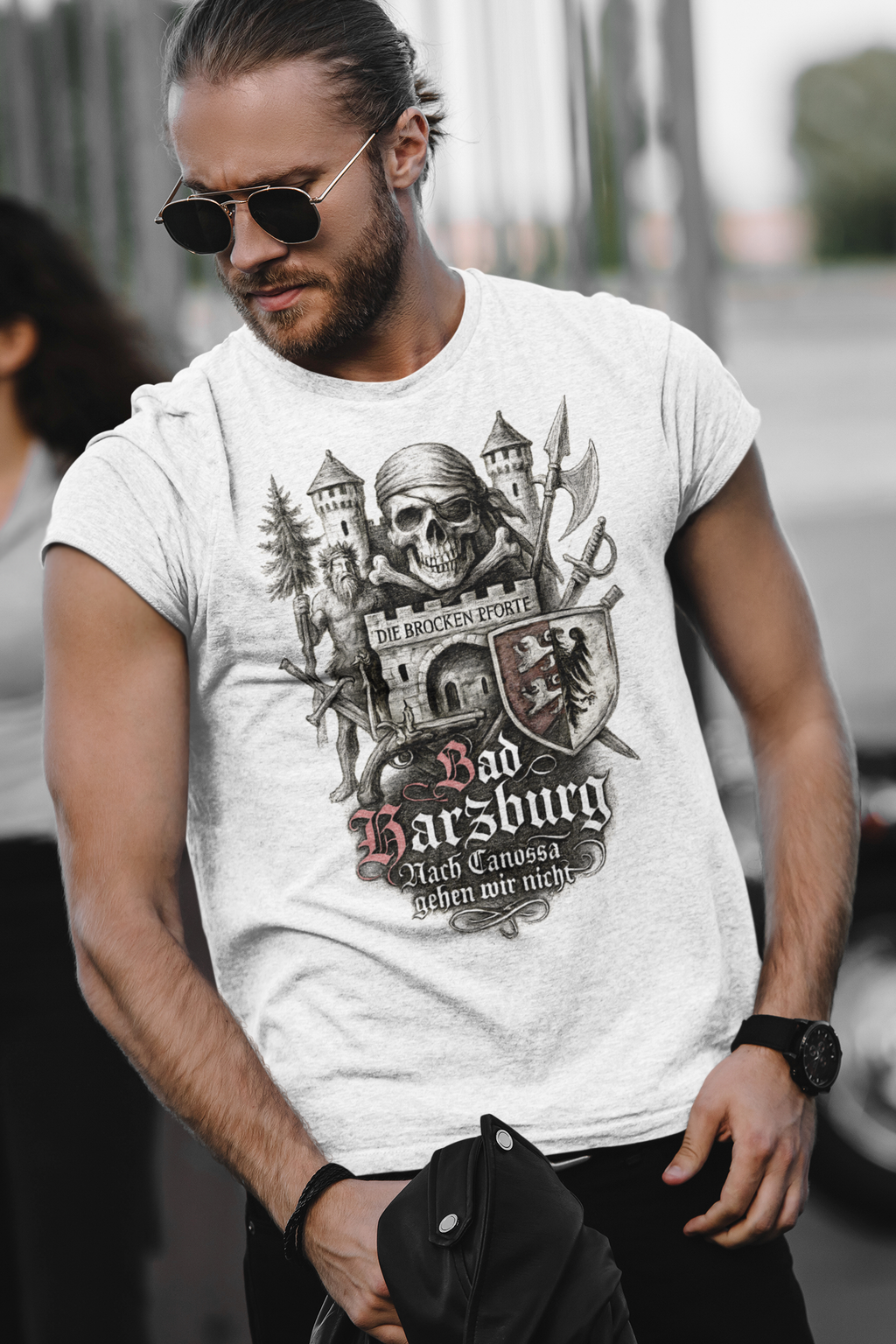 Bad Harzburg: Frontprint, Unisex T-Shirt **Grimwater-Edition**