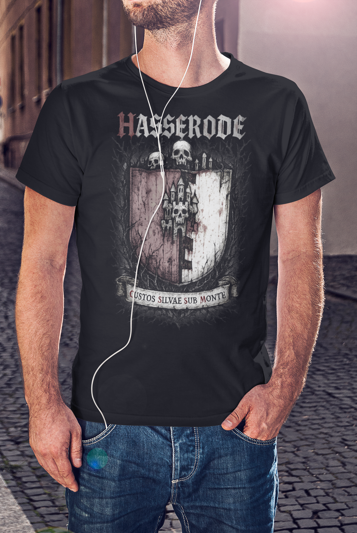 Hasserode: Frontprint, Unisex T-Shirt **Grimwater-Edition**