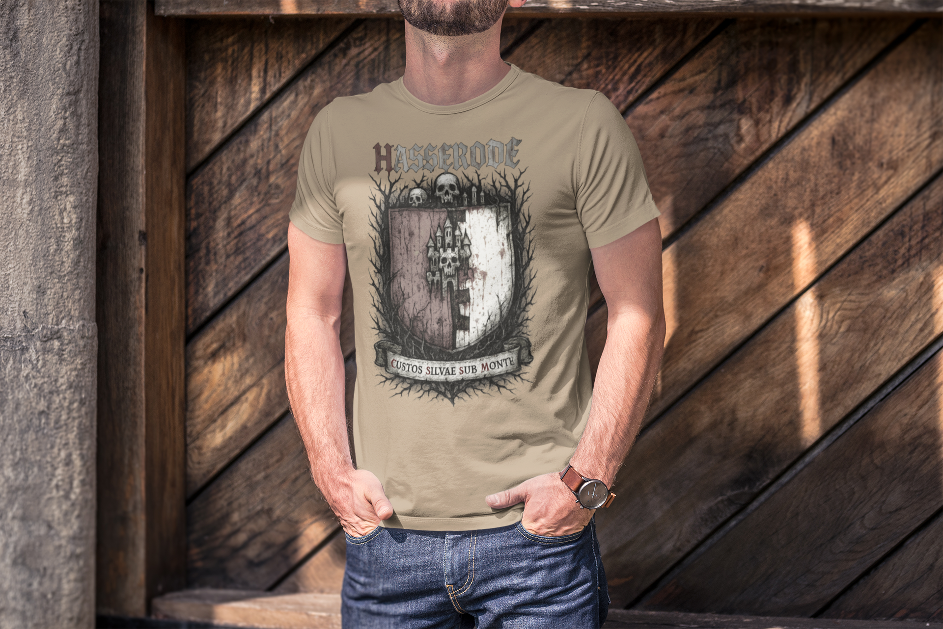 Hasserode: Frontprint, Unisex T-Shirt **Grimwater-Edition**