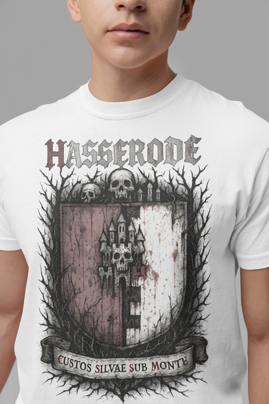 Hasserode: Frontprint, Unisex T-Shirt **Grimwater-Edition**
