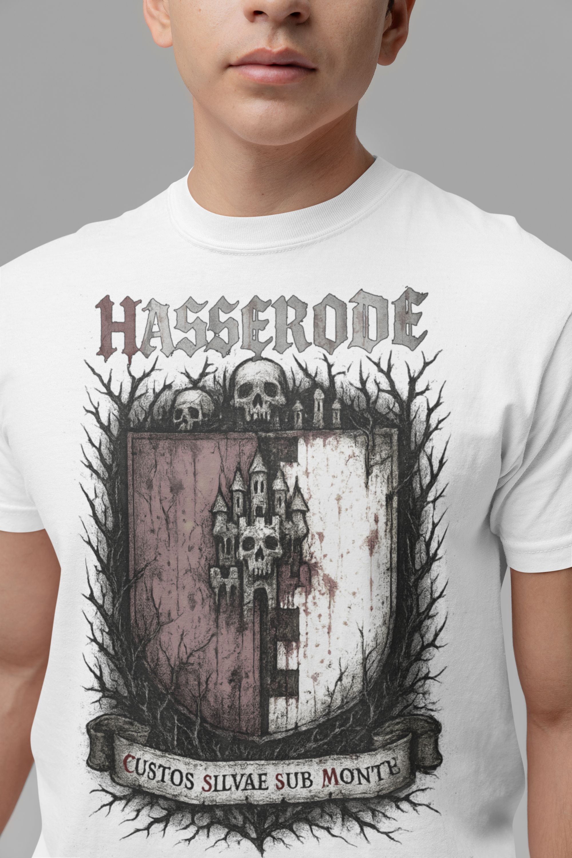 Hasserode: Frontprint, Unisex T-Shirt **Grimwater-Edition**