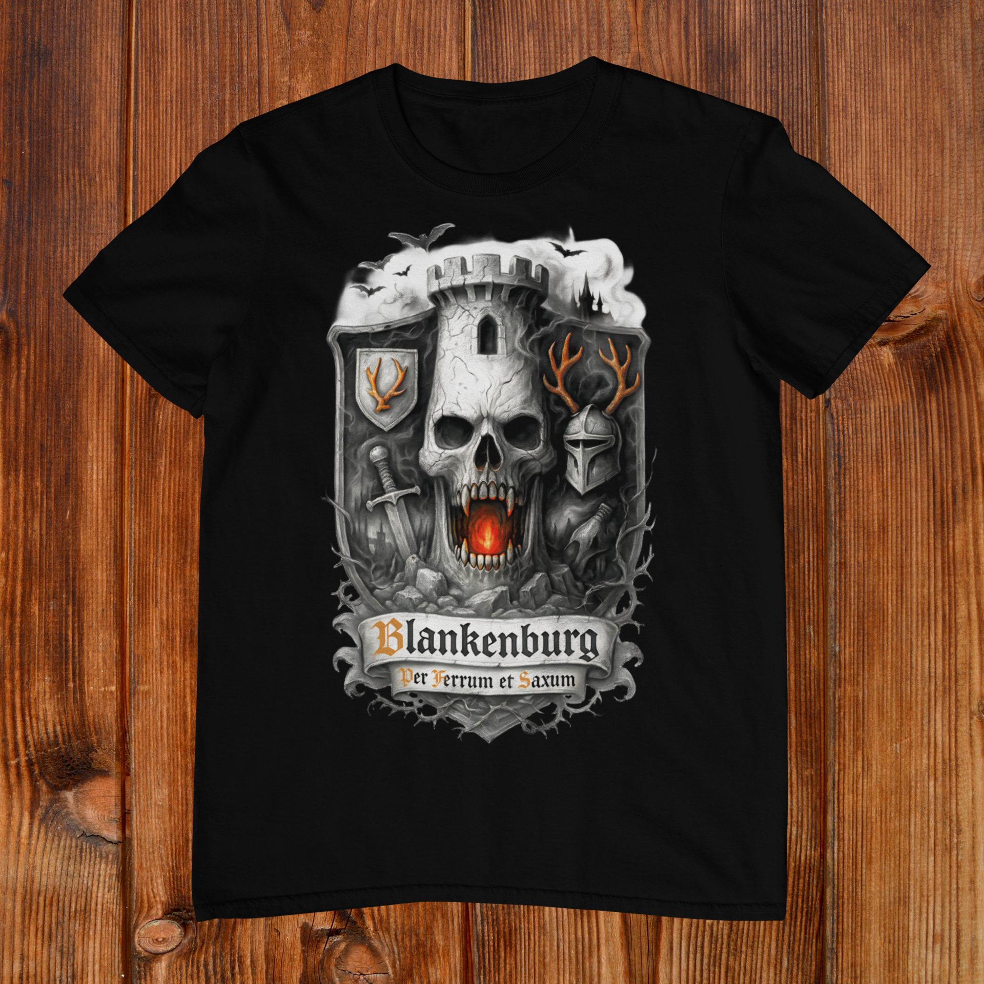 Blankenburg: Frontprint, Unisex T-Shirt **Grimwater-Edition**