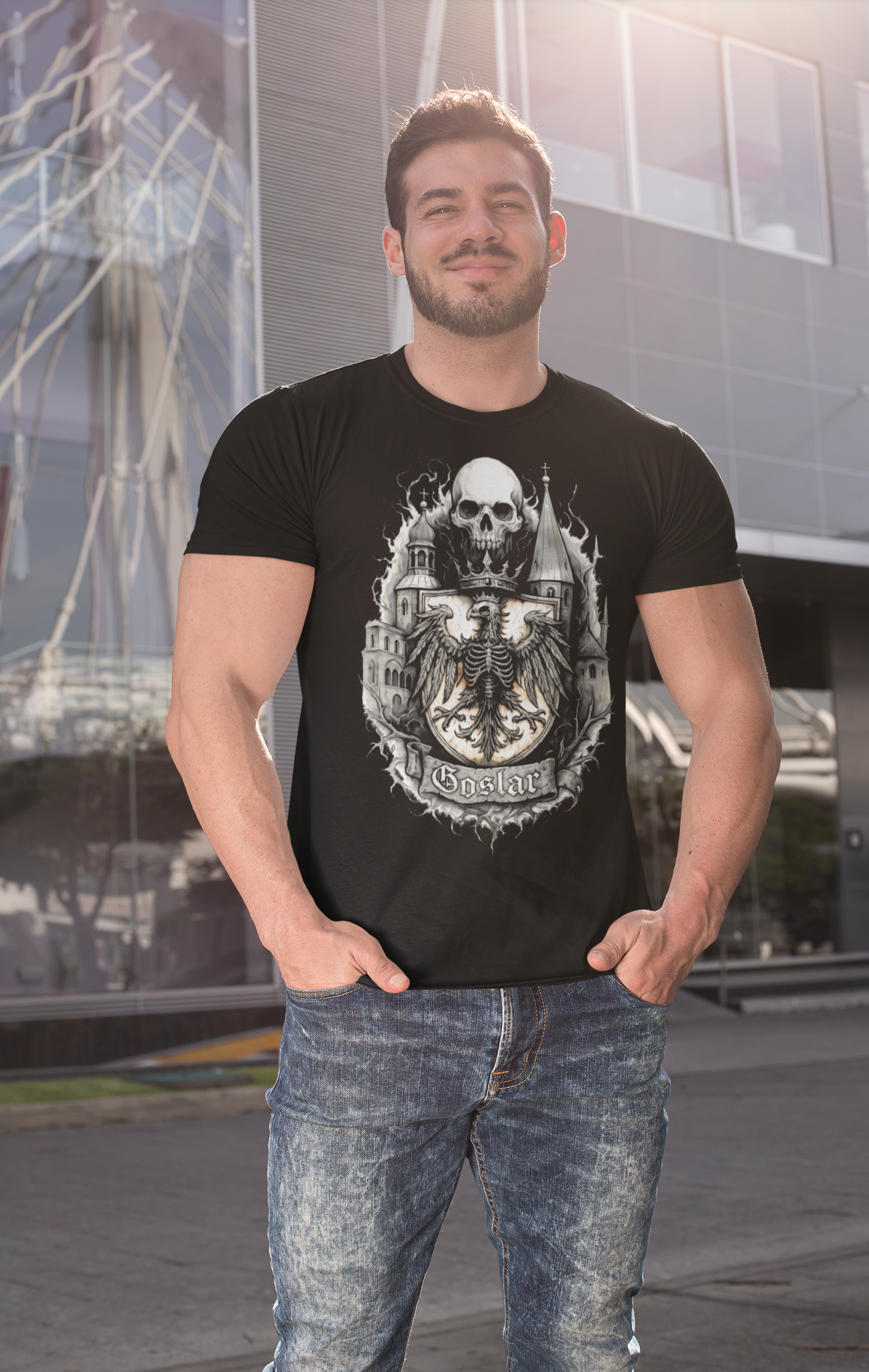 Goslar: Frontprint, Unisex T-Shirt **Grimwater-Edition**