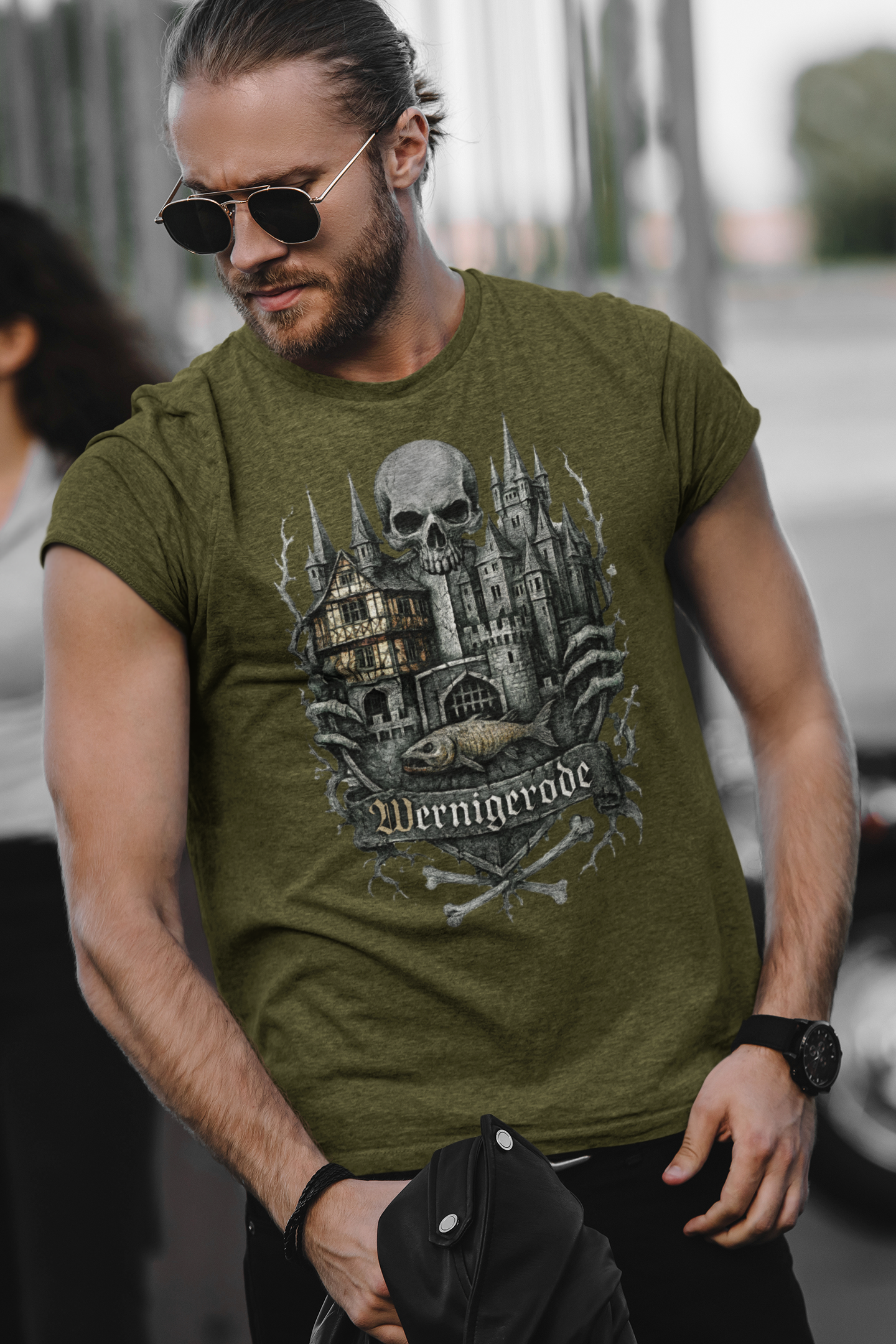 Wernigerode: Frontprint, Unisex T-Shirt **Grimwater-Edition**