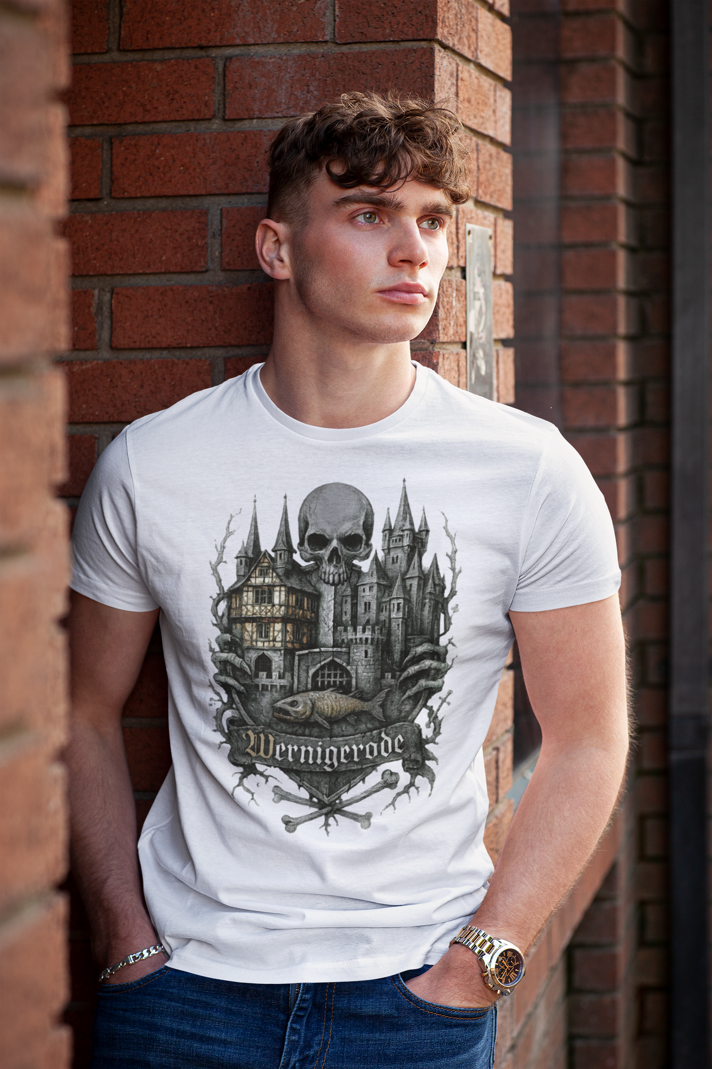 Wernigerode: Frontprint, Unisex T-Shirt **Grimwater-Edition**