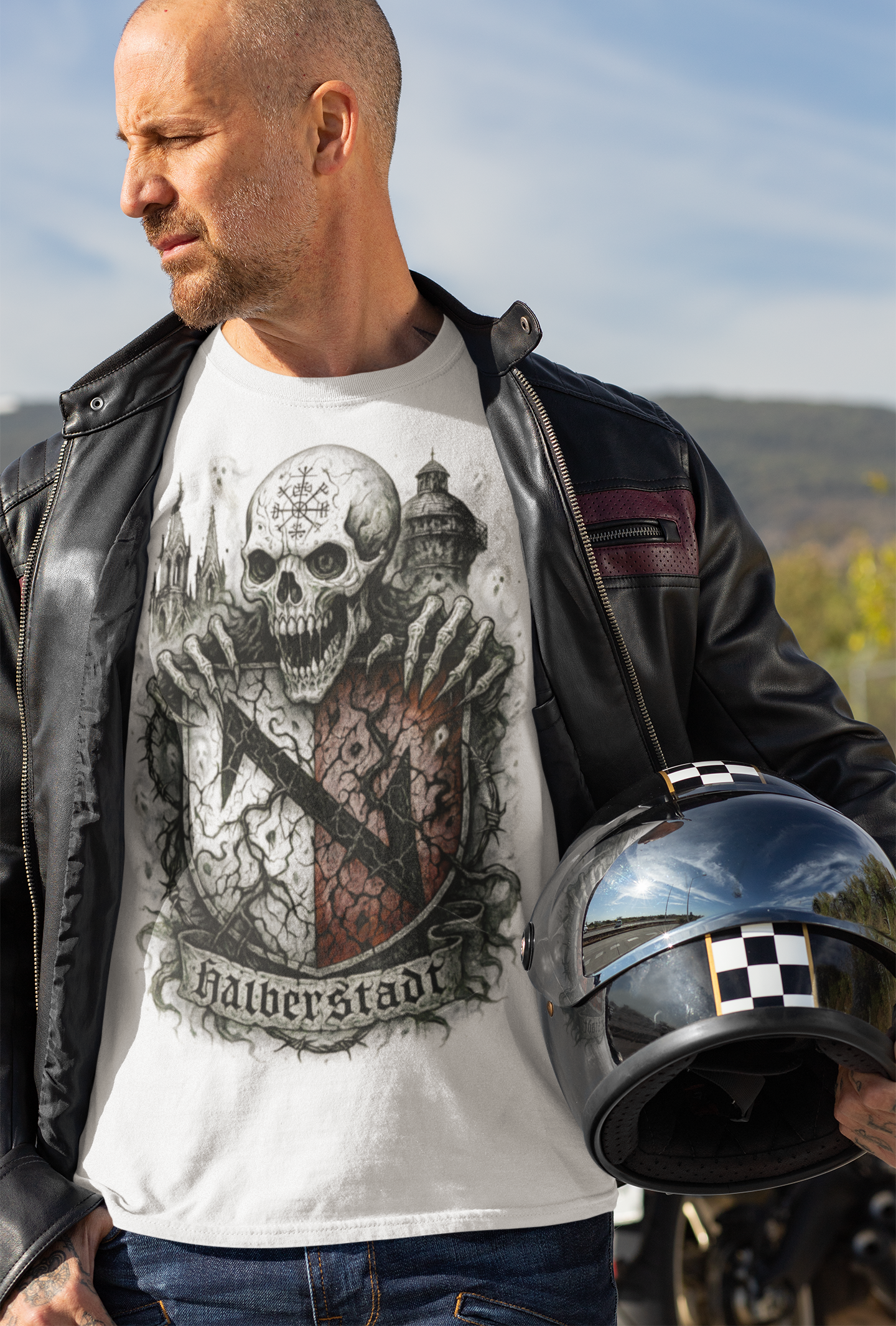 Halberstadt: Frontprint, Unisex T-Shirt **Grimwater-Edition**