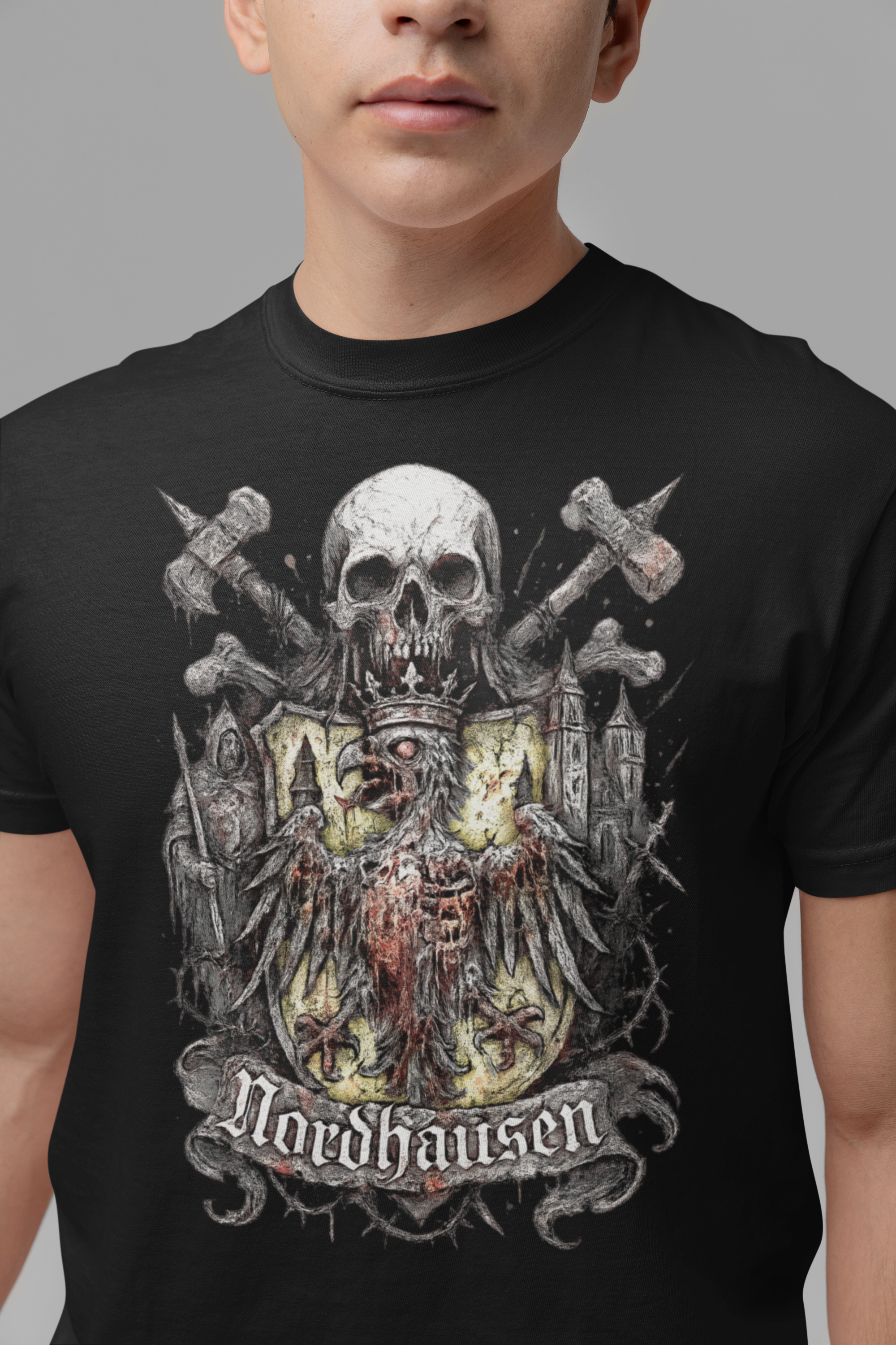 Nordhausen: Frontprint, Unisex T-Shirt **Grimwater-Edition**