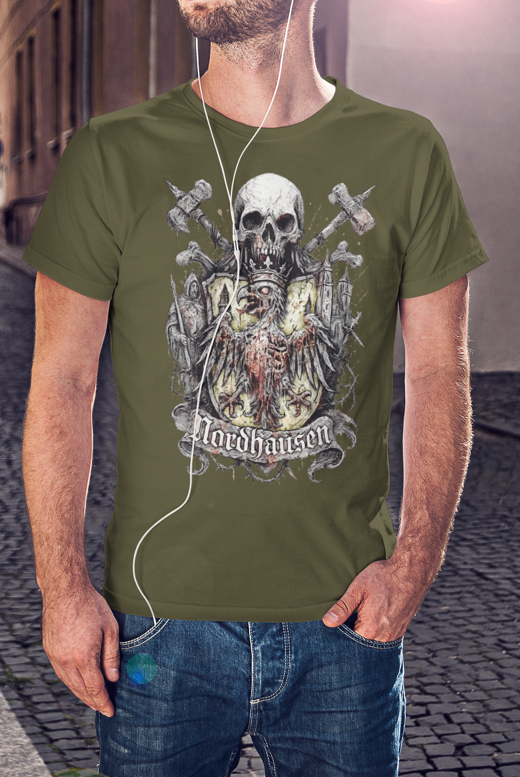 Nordhausen: Frontprint, Unisex T-Shirt **Grimwater-Edition**