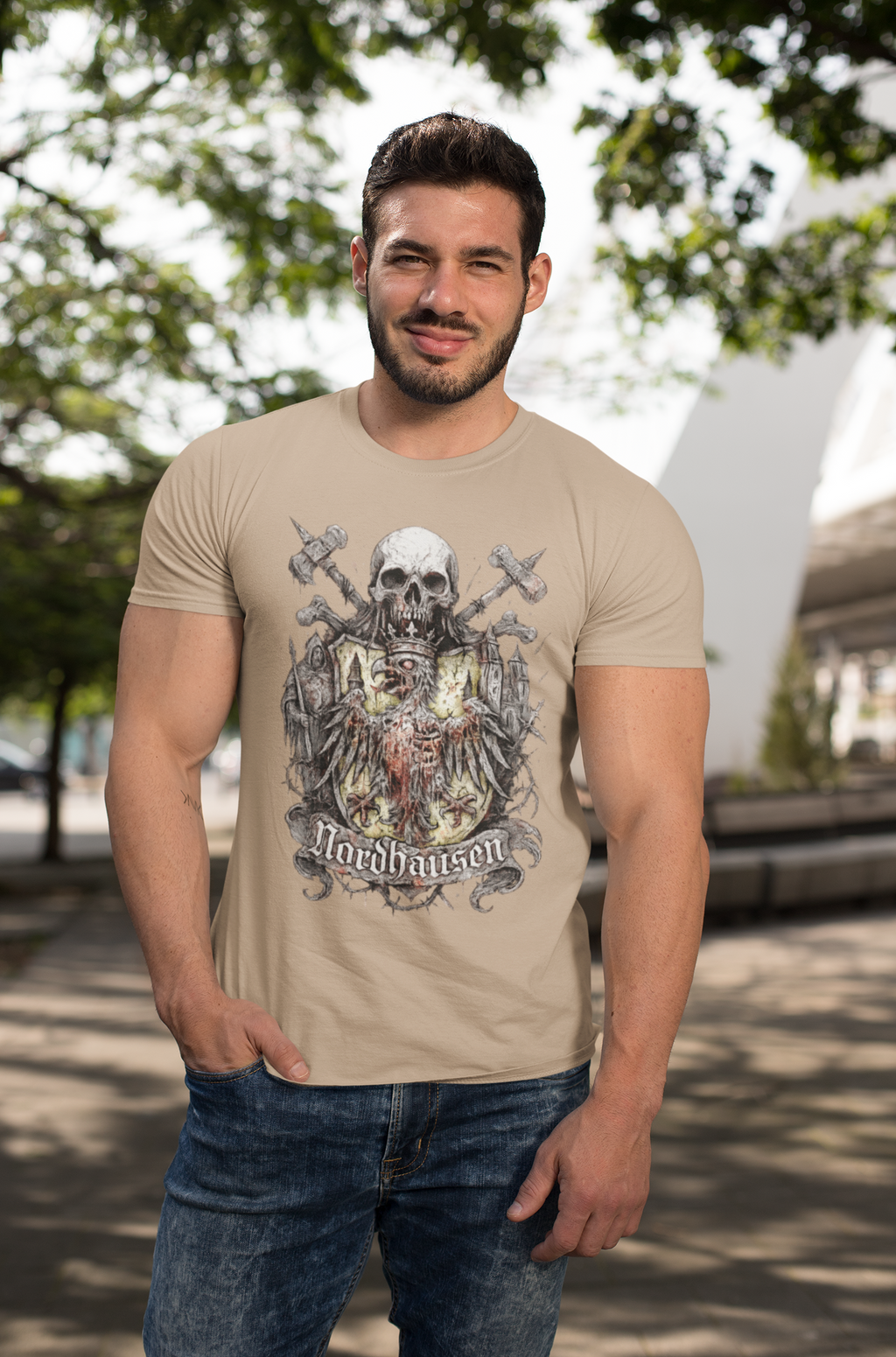 Nordhausen: Frontprint, Unisex T-Shirt **Grimwater-Edition**