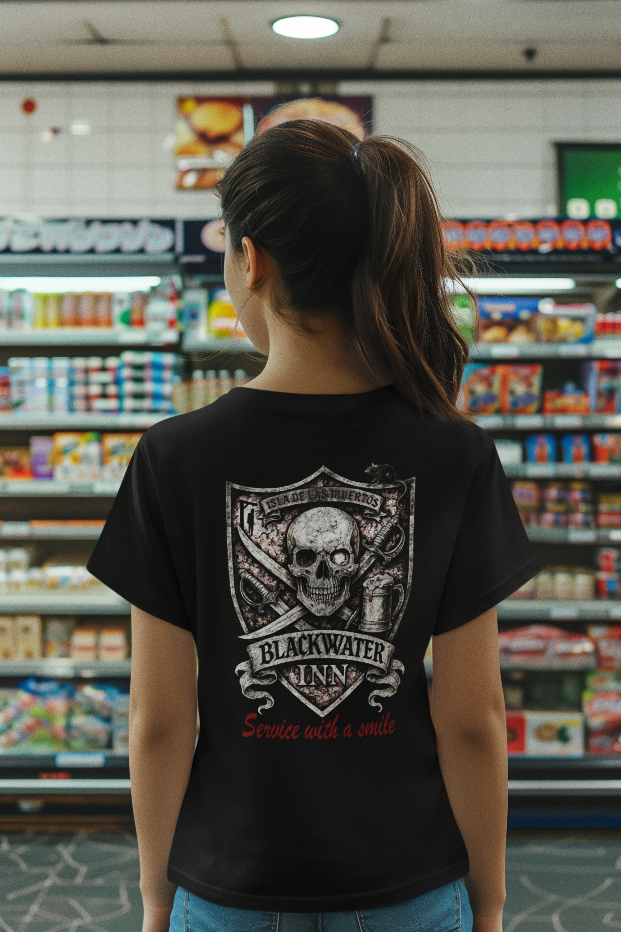 Blackwater-Inn - Front-/Backprint Womens' T-Shirt