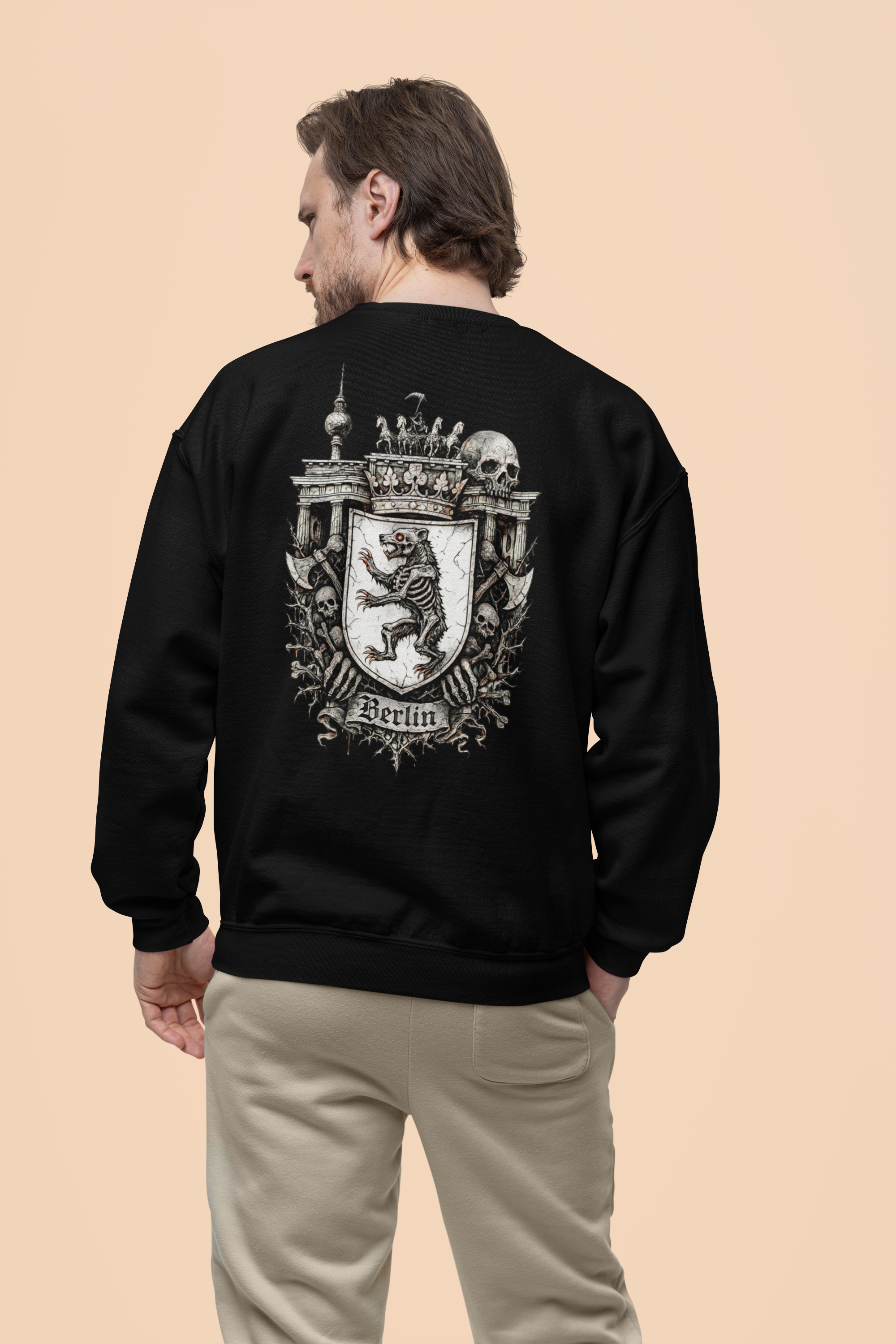 Berlin - Front-/Backprint, Unisex Sweatshirt: **Grimwater-Edition**