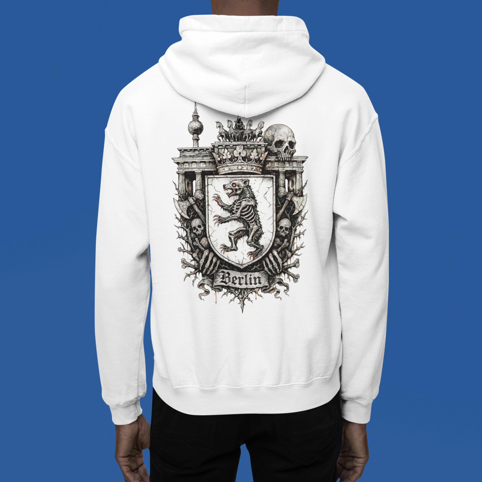 Berlin Front-/Backprint Unisex Hoodie **Grimwater-Edition**