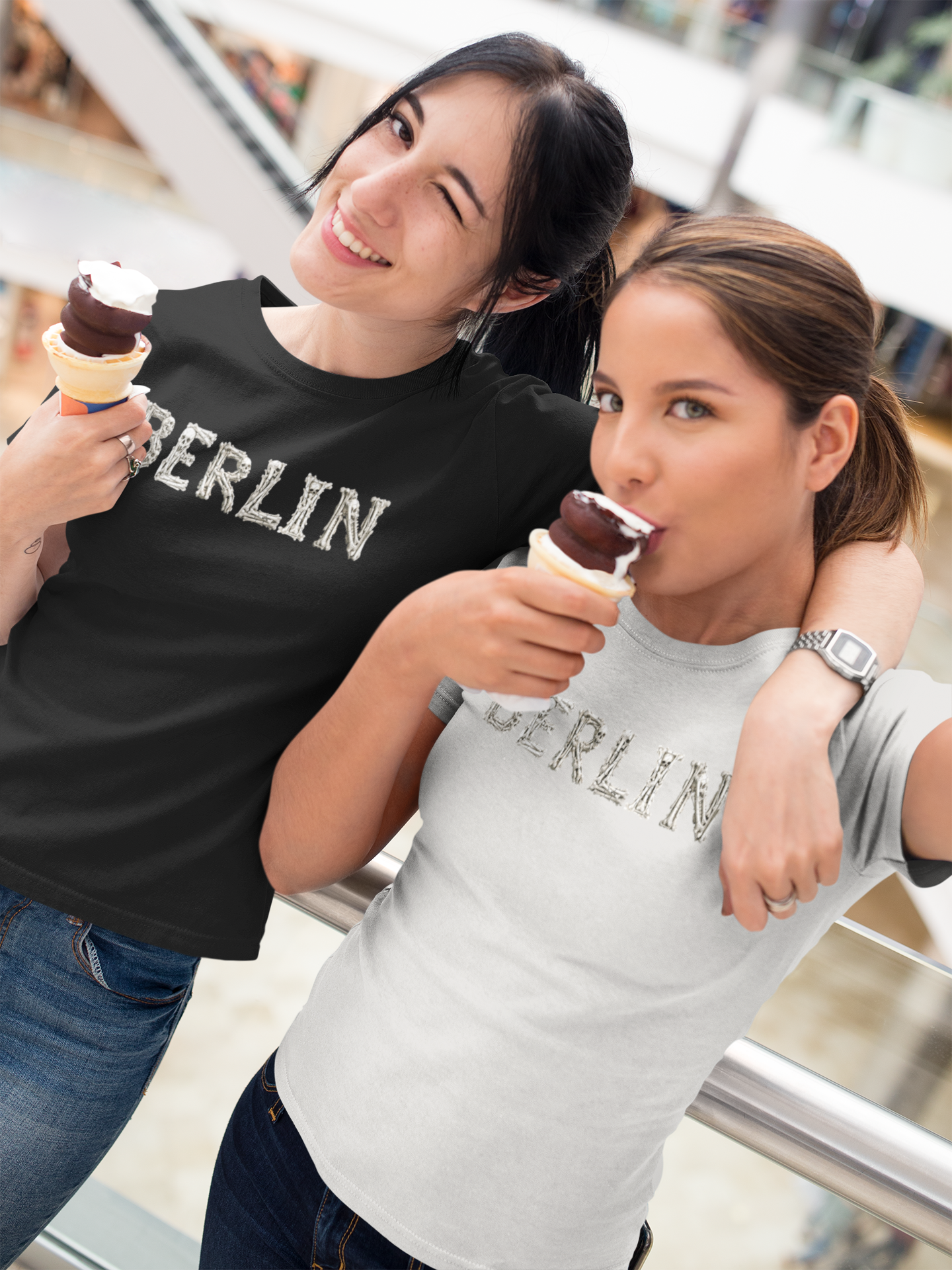 Berlin Front-/Backprint Womens' T-Shirt **Grimwater-Edition**