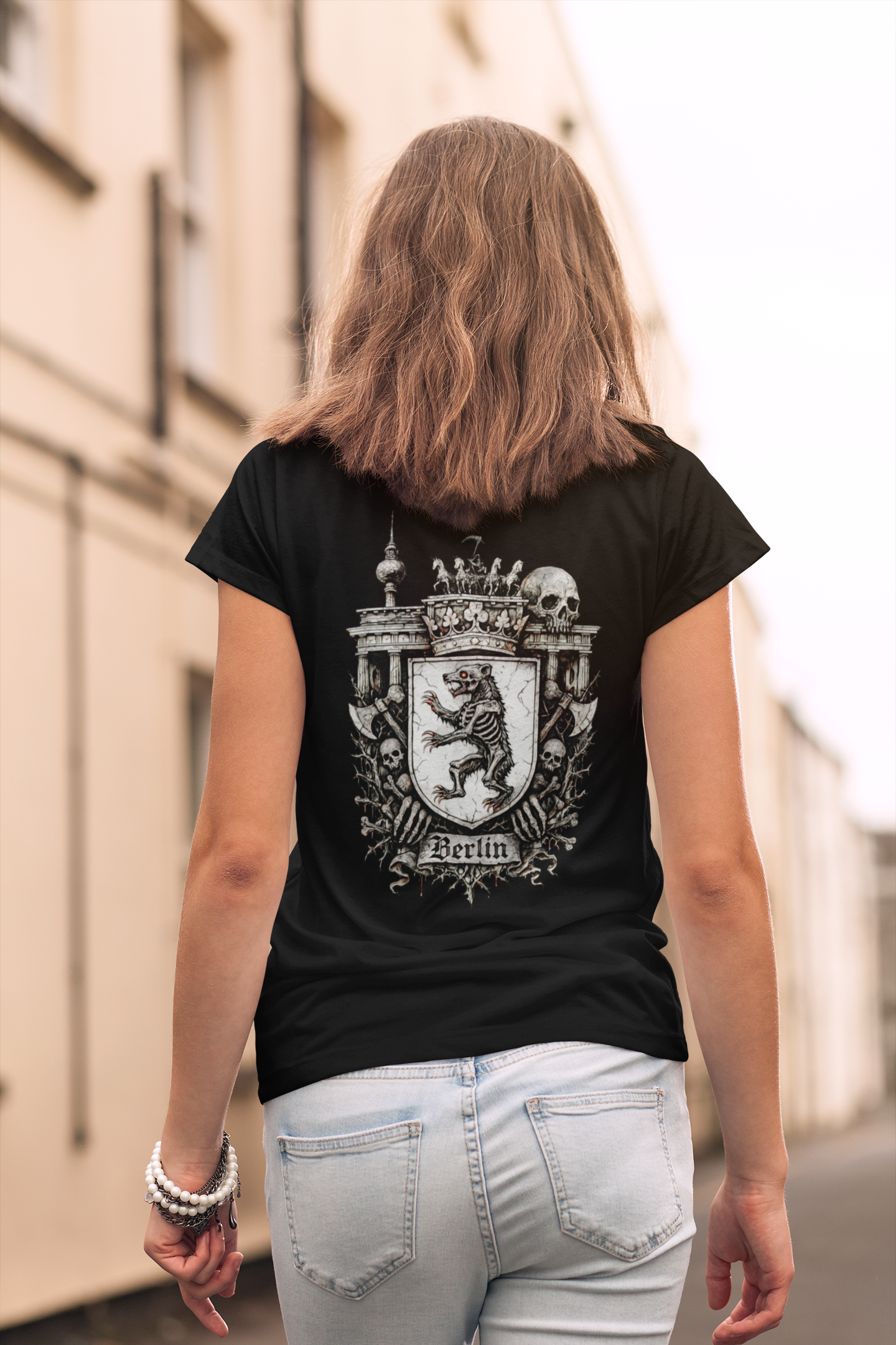 Berlin Front-/Backprint Womens' T-Shirt **Grimwater-Edition**