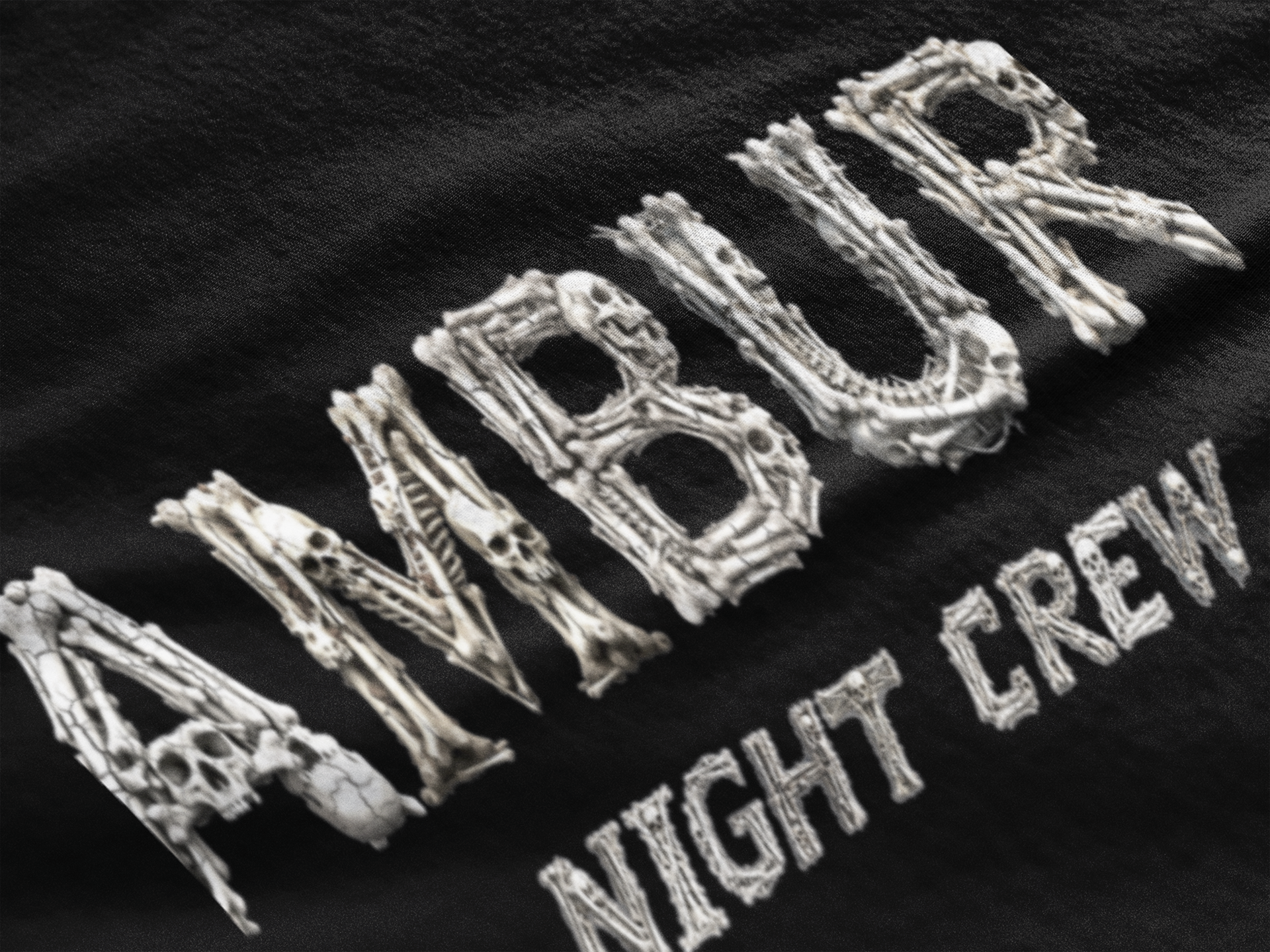 Hamburg "Night Crew" - Front-/Backprint Unisex Hoodie: **Grimwater-Edition**