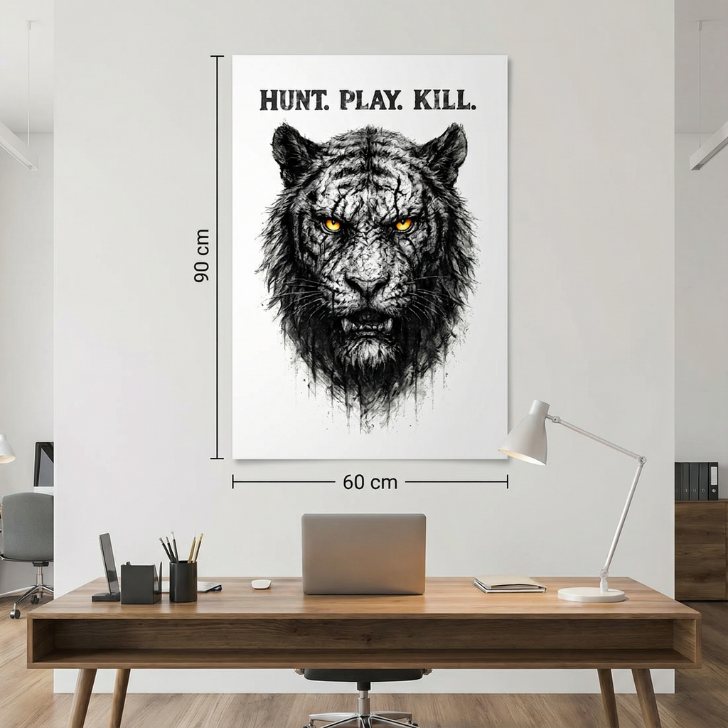 Poster 60 x 90: Tiger (Animal-Collection)