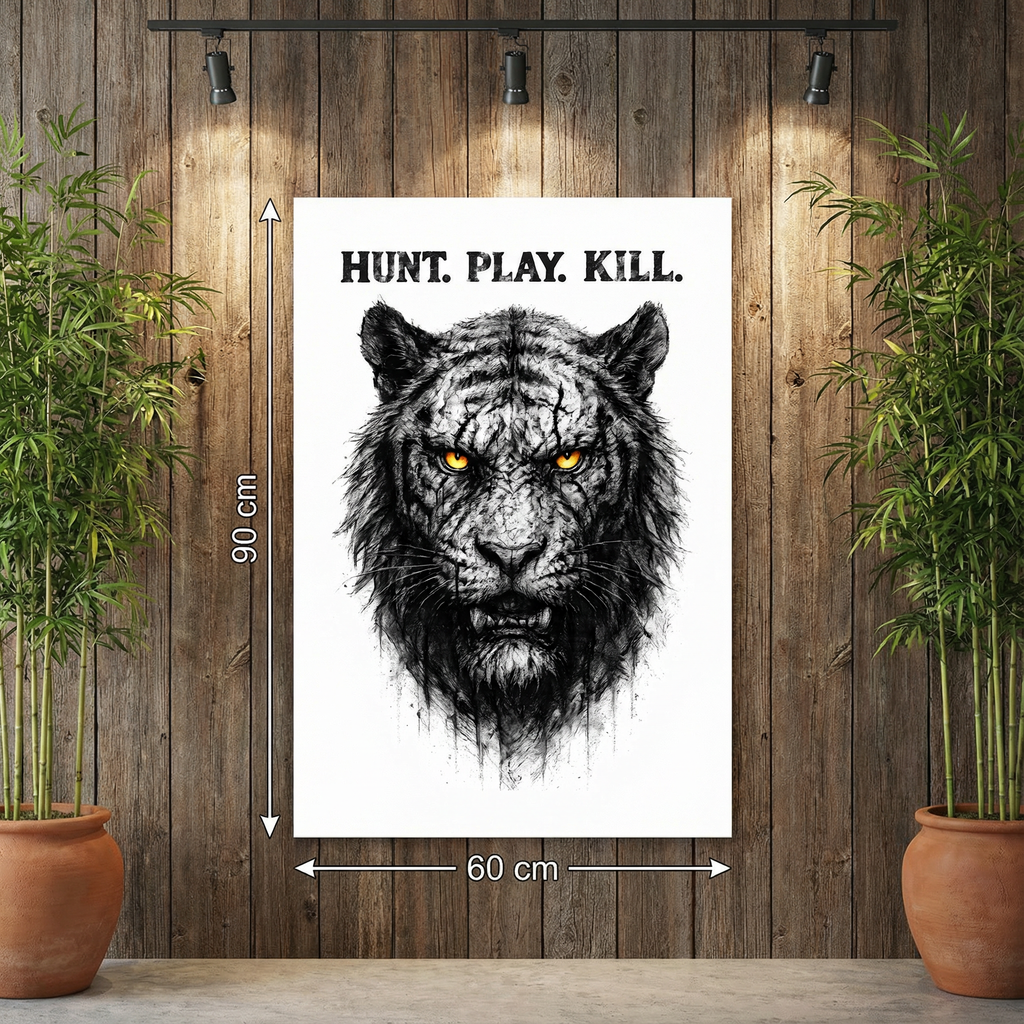 Poster 60 x 90: Tiger (Animal-Collection)