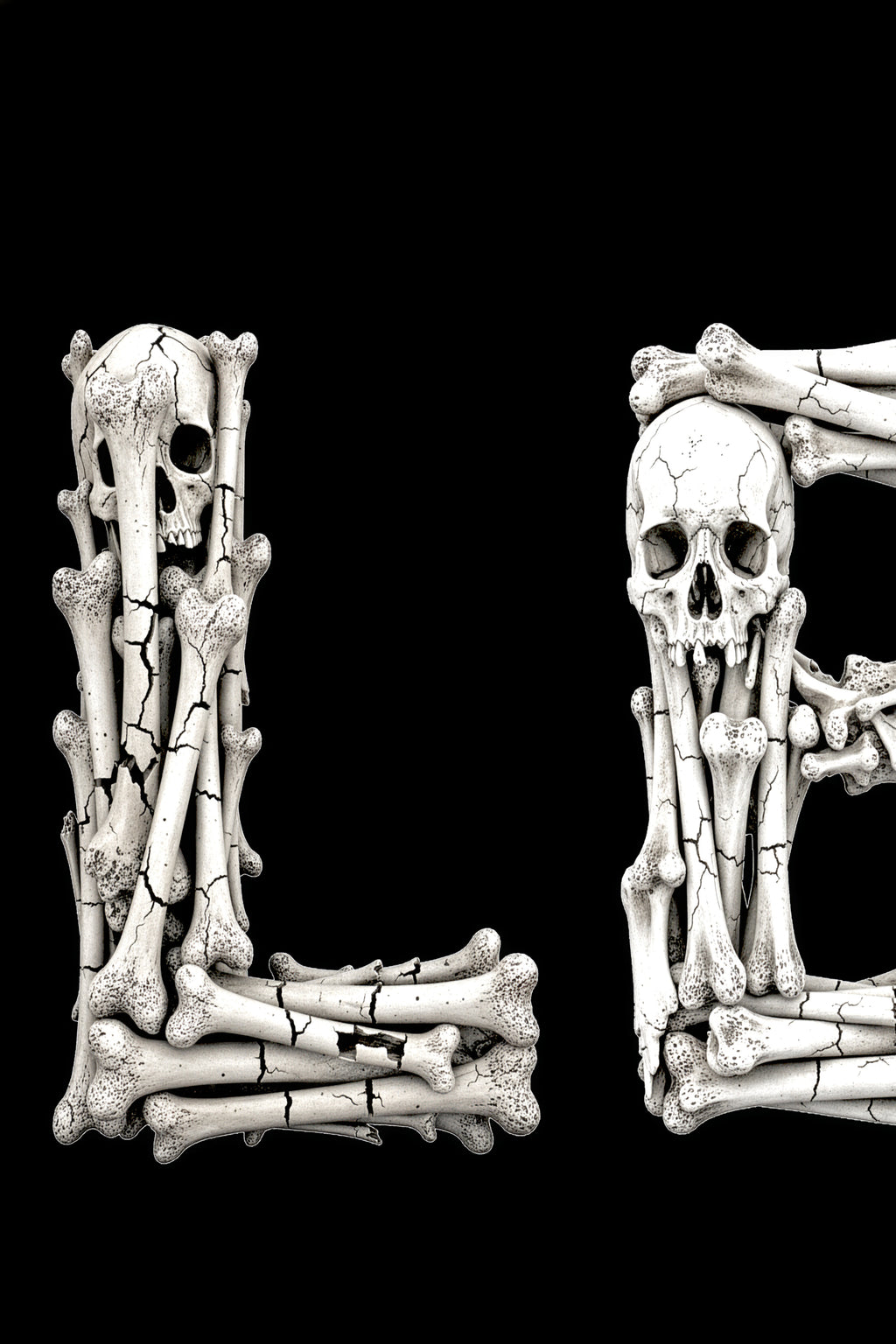 Poster 60 x 90: Leipzig (Bones Collection)