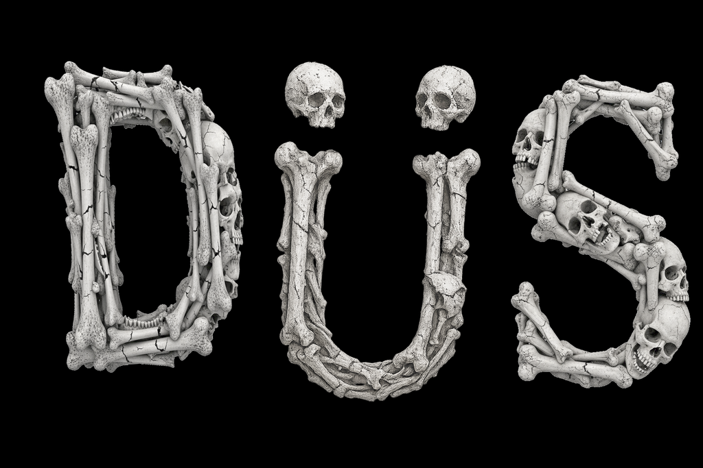 Poster 90 x 60: Düsseldorf (Bones Collection)