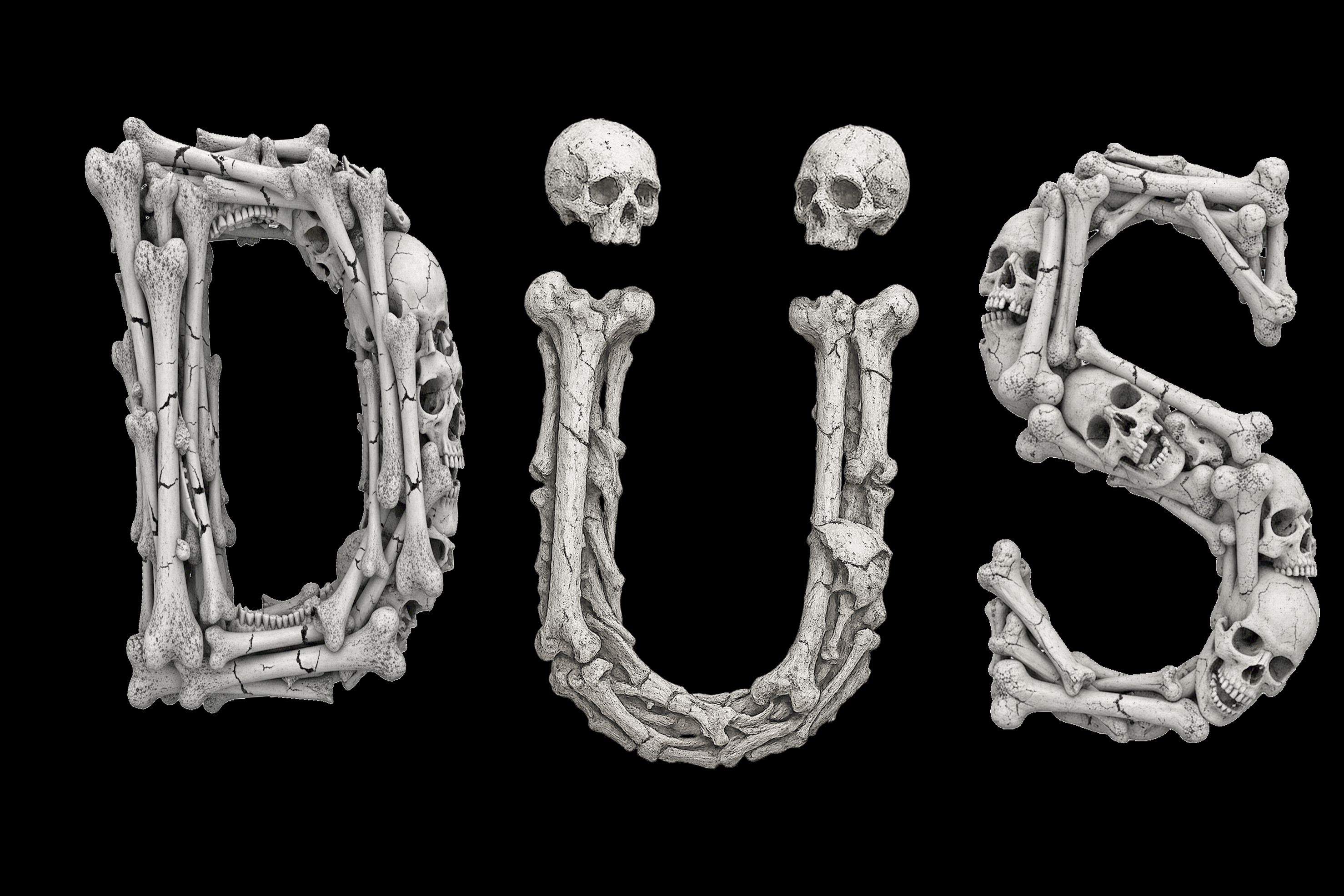 Poster 90 x 60: Düsseldorf (Bones Collection)