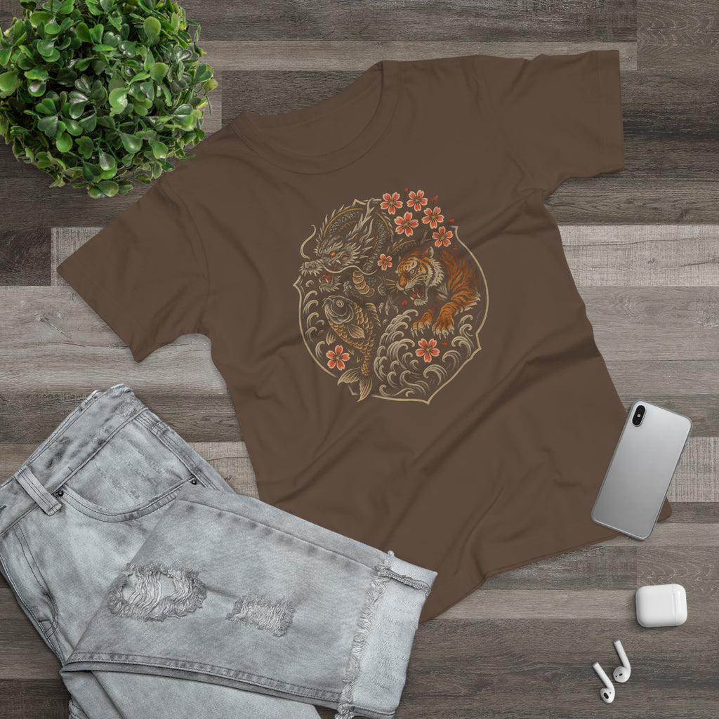 Nature-Inspired Tee, Frontprint, Women's T-Shirt
