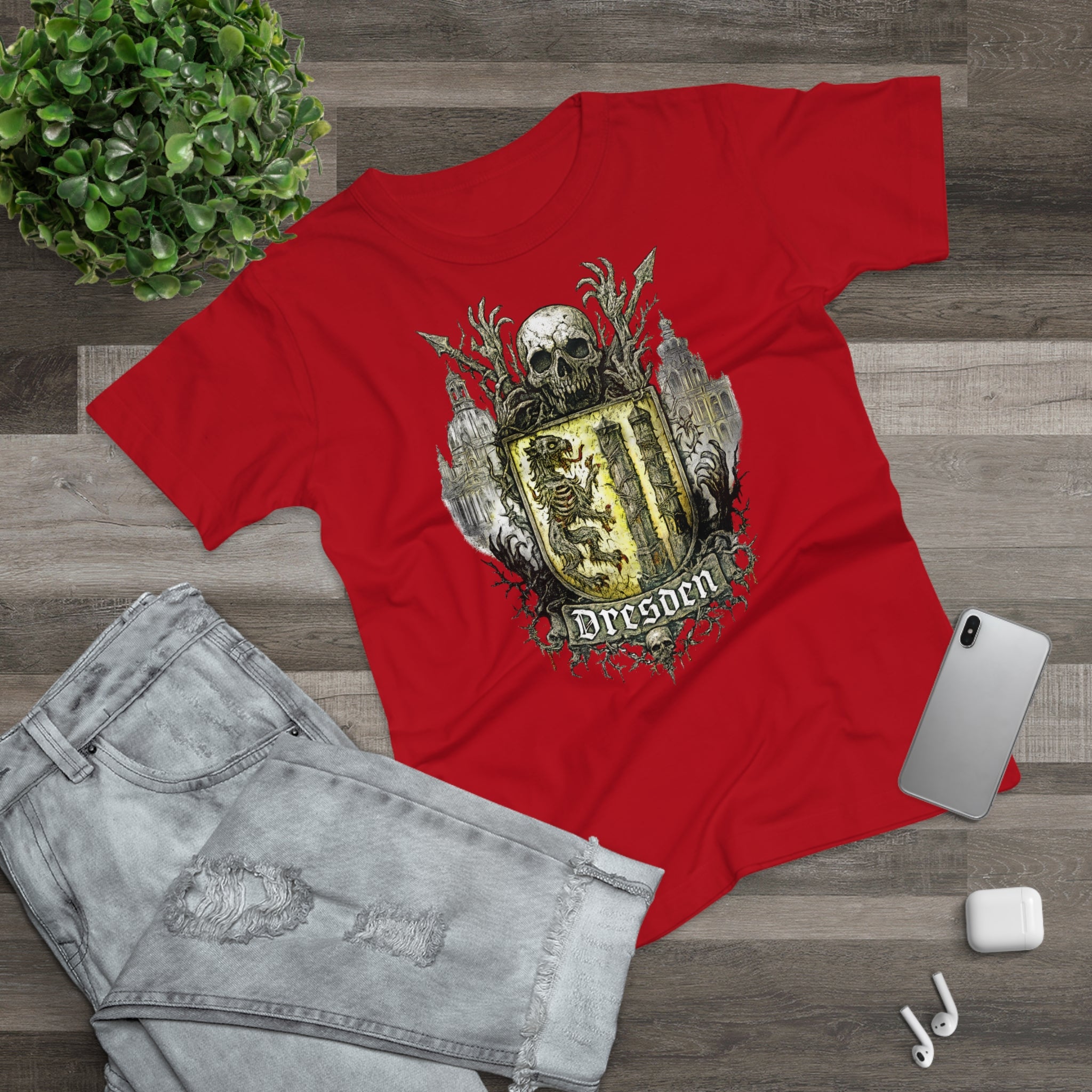 Dresden: Frontprint, Womens' T-Shirt **Grimwater-Edition**