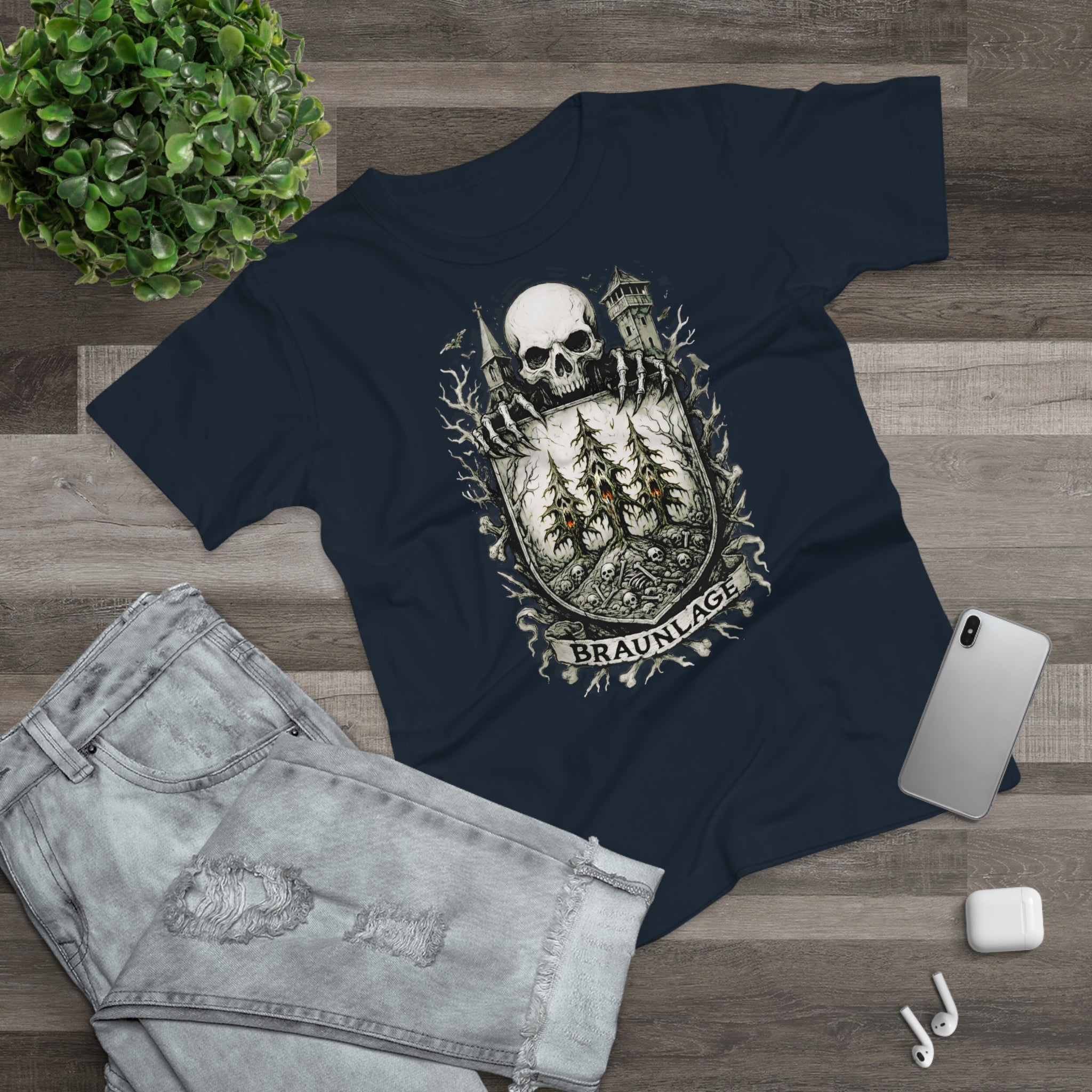 Braunlage: Frontprint, Womens' T-Shirt **Grimwater-Edition**