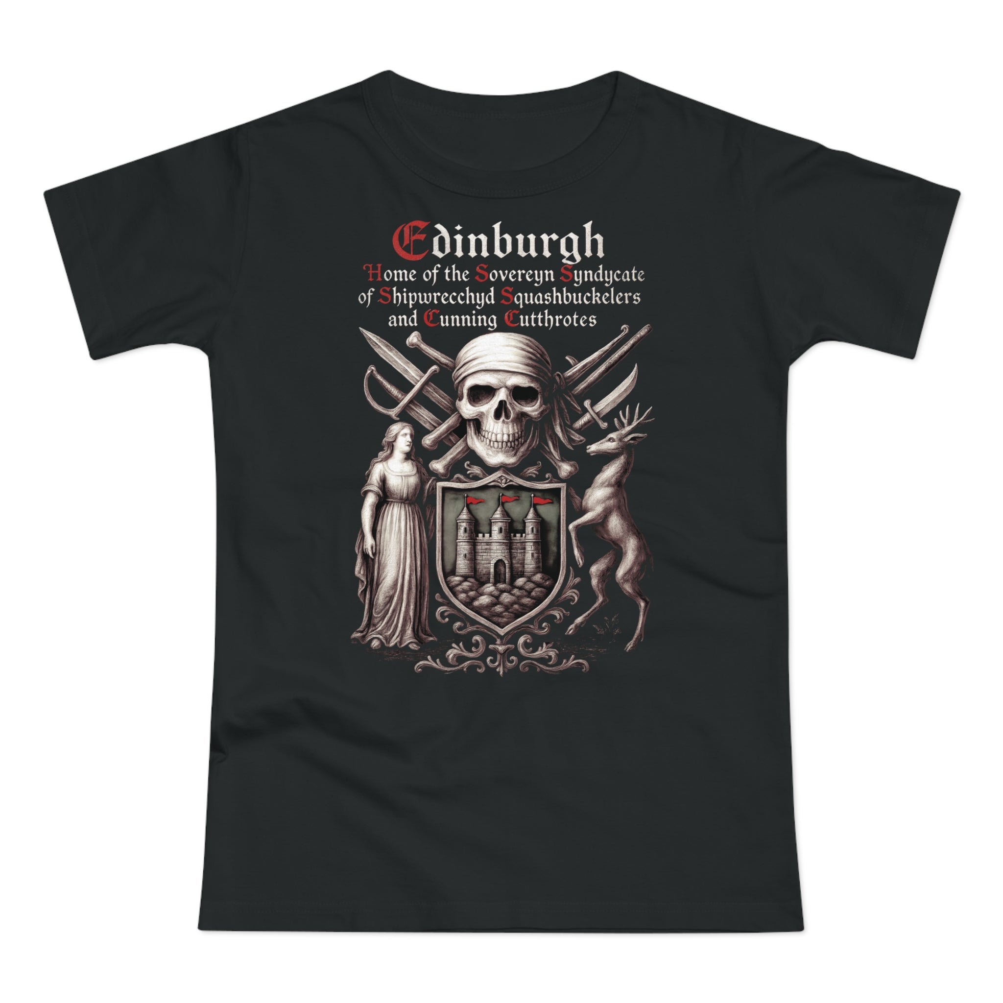 Edinburgh: Frontprint, Women's T-Shirt **Grimwater-Edition**