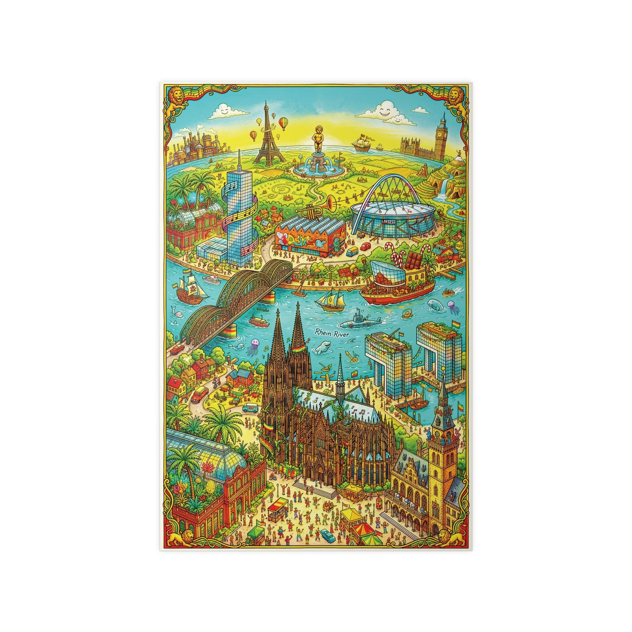 Poster 60 x 90: Köln (Reggae Collection)