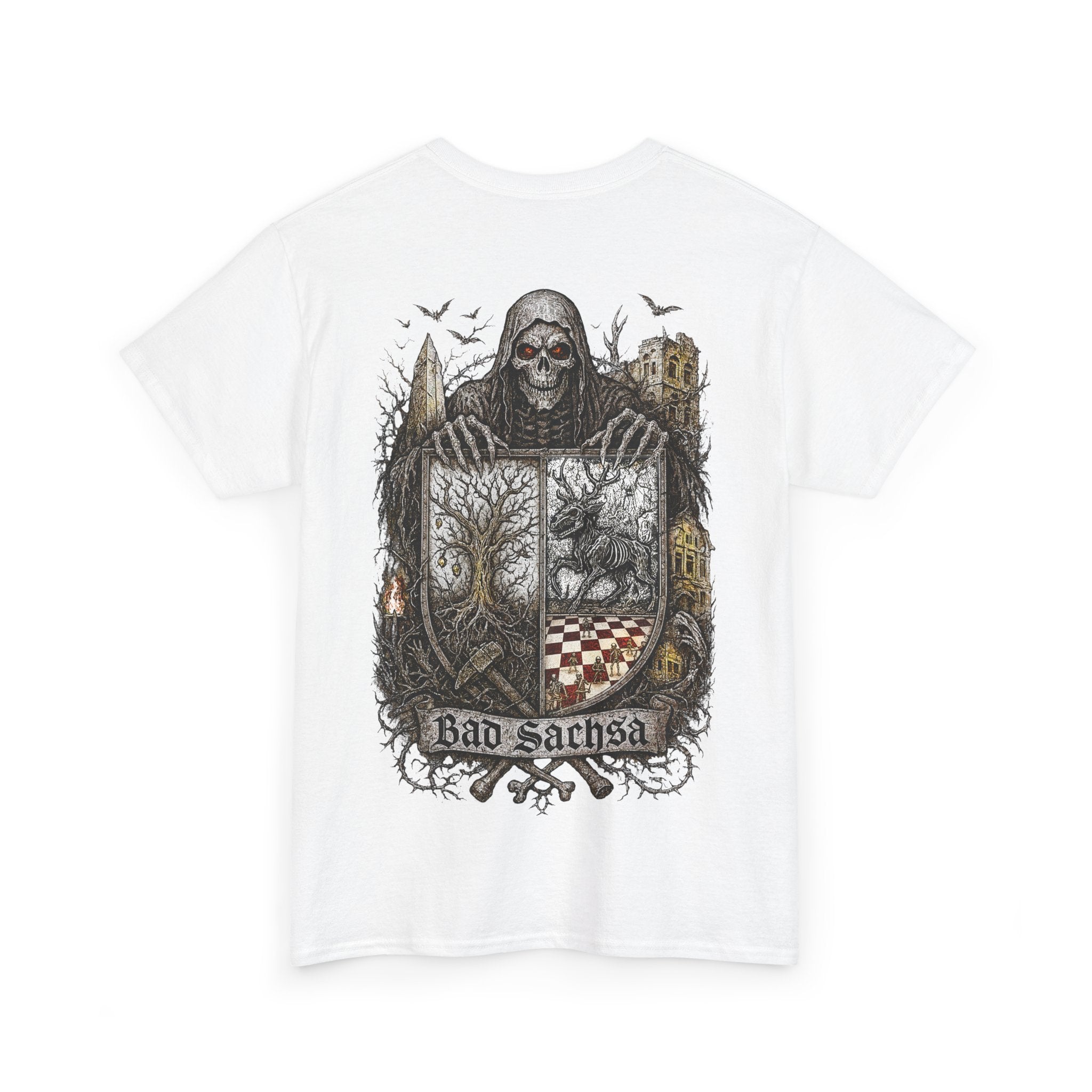 Bad Sachsa: Front-/Backprint, Unisex T-Shirt **Grimwater-Edition**