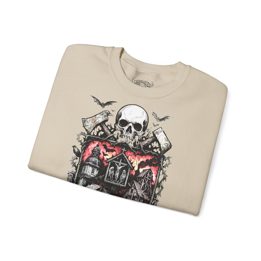 Clausthal-Zellerfeld: Harz-Collection, Frontprint, Unisex Sweatshirt **Grimwater-Edition**