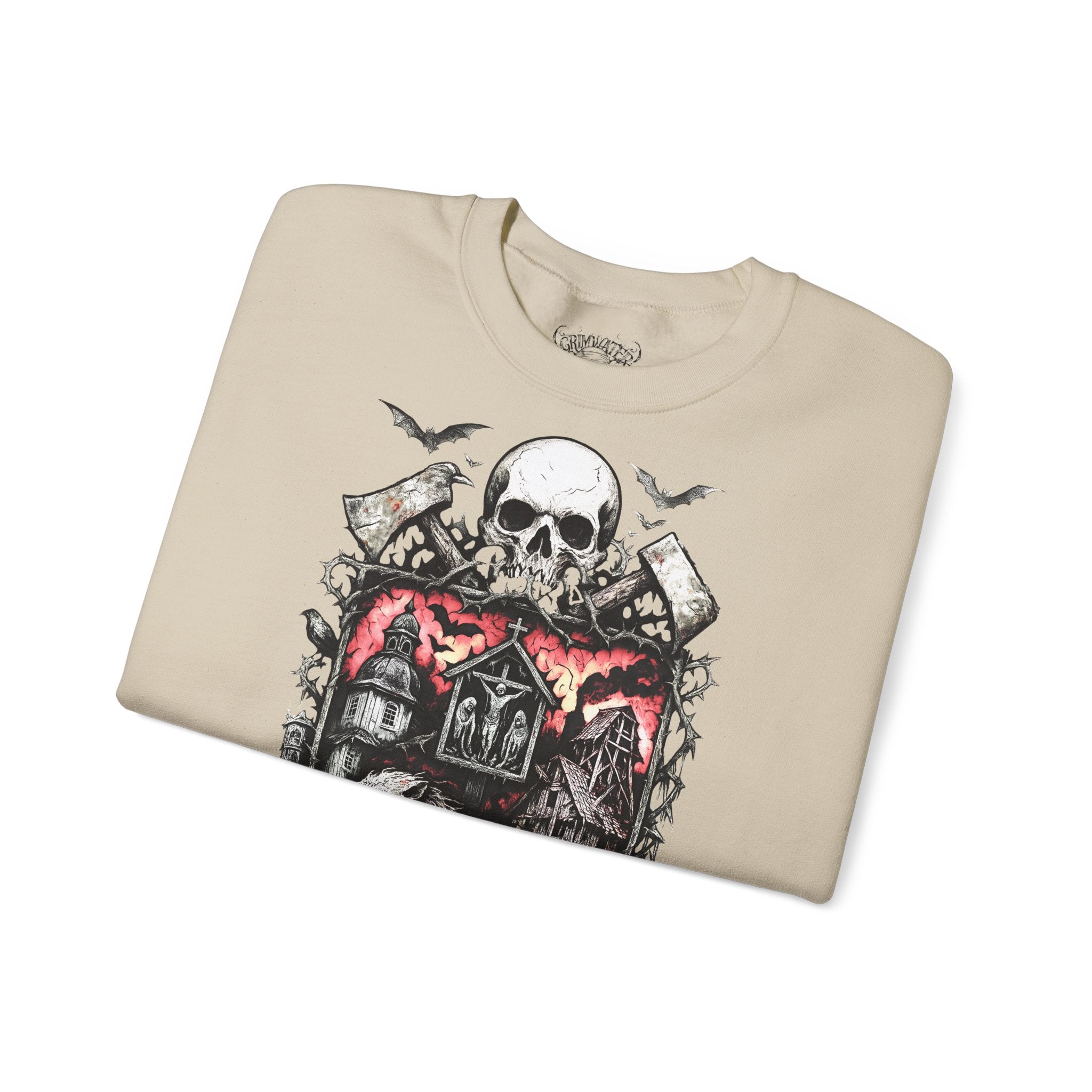 Clausthal-Zellerfeld: Harz-Collection, Frontprint, Unisex Sweatshirt **Grimwater-Edition**