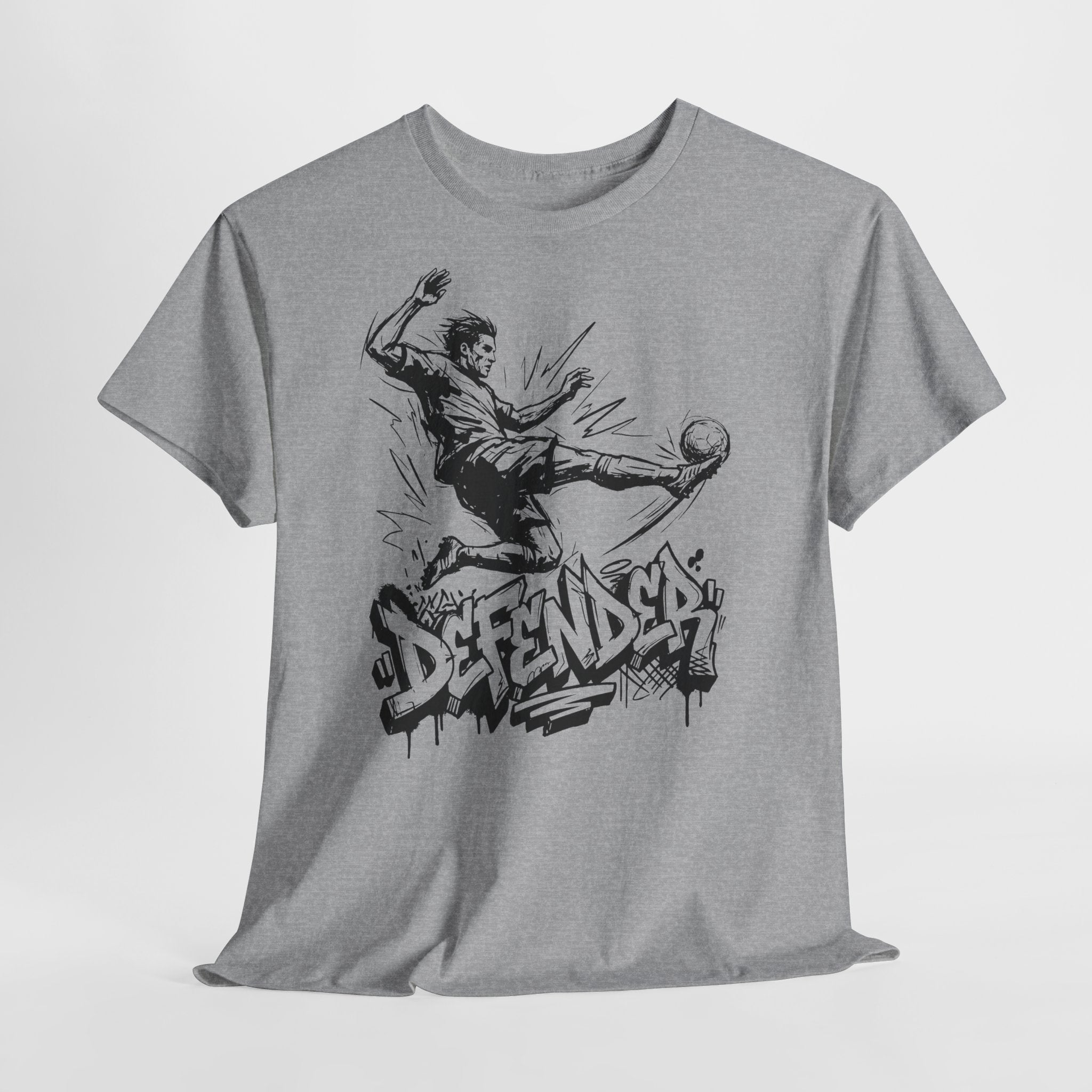 Soccer Defender 08: Frontprint, Unisex T-Shirt