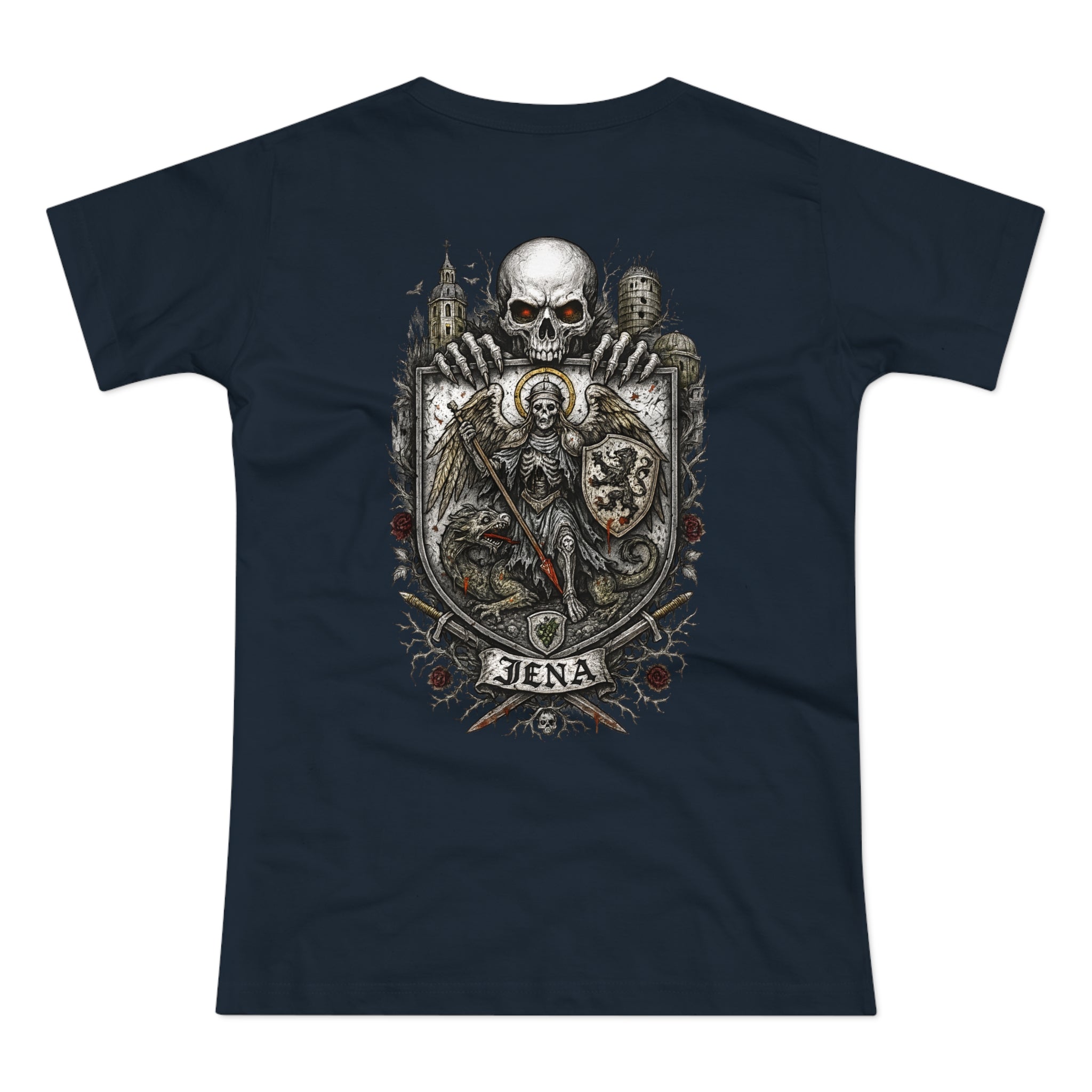 Jena: Front-/Backprint, Womens' T-Shirt **Grimwater-Edition**