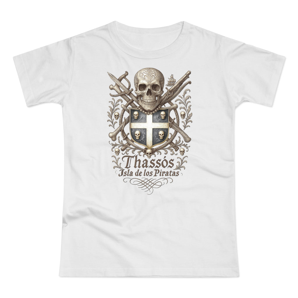Thassos: Frontprint, Women's T-Shirt of Thasos **Grimwater-Edition**