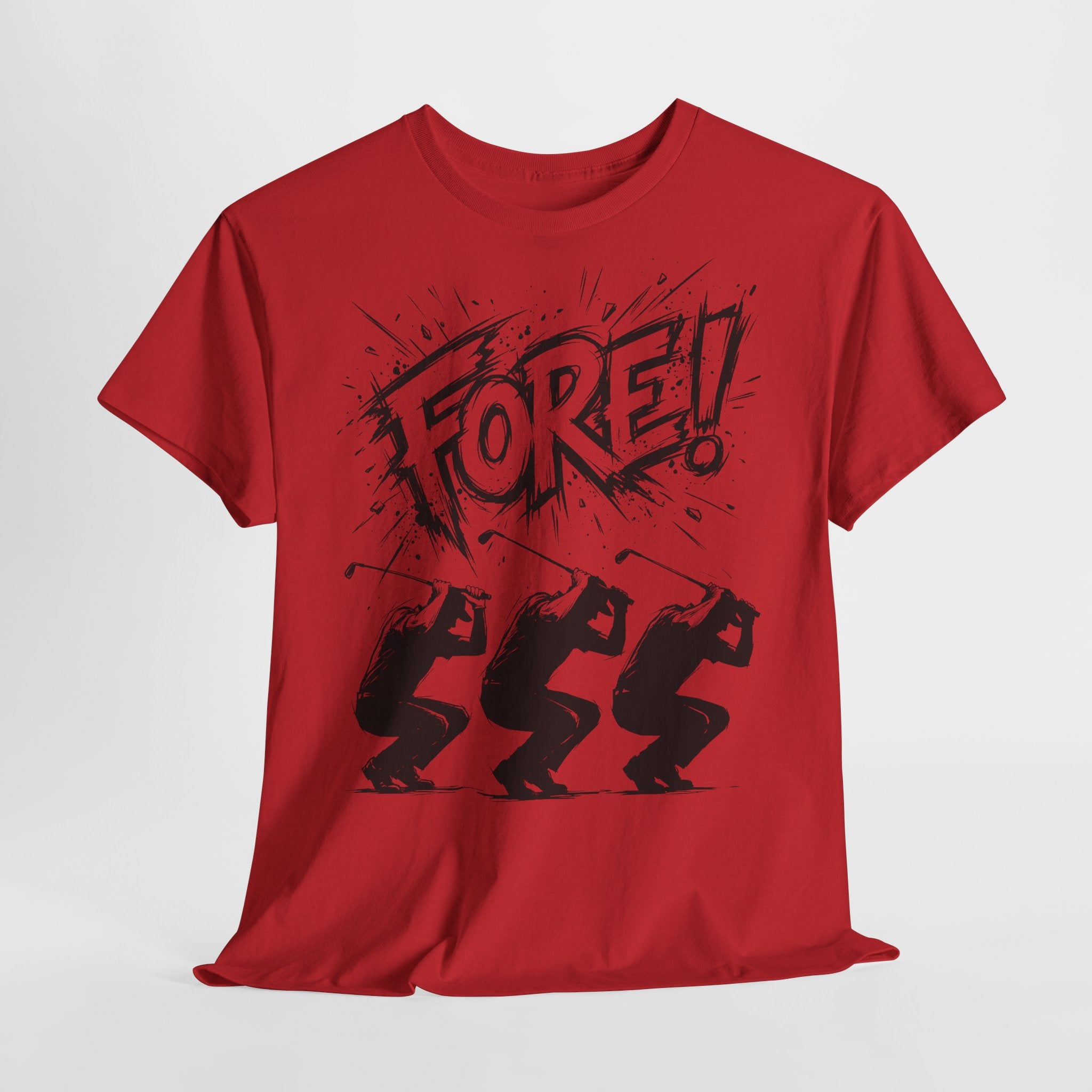 Golf - FORE! : Frontprint, Unisex T-Shirt