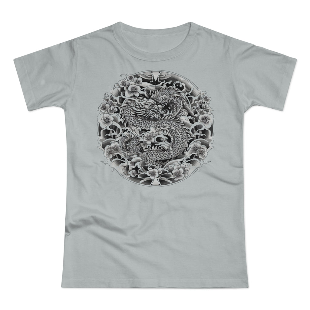 Dragon Design, Frontprint, Women's T-Shirt, Vintage Style Tee