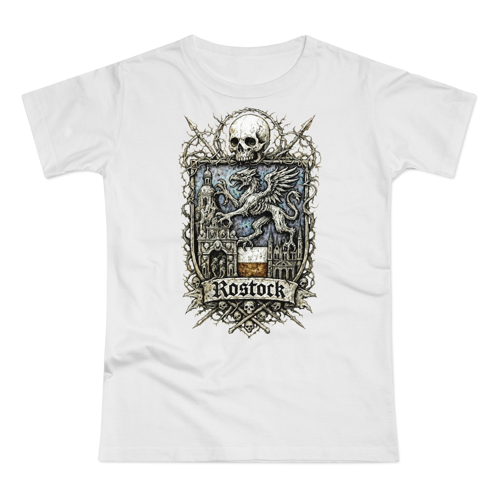Rostock: Frontprint, Womens' T-Shirt **Grimwater-Edition**